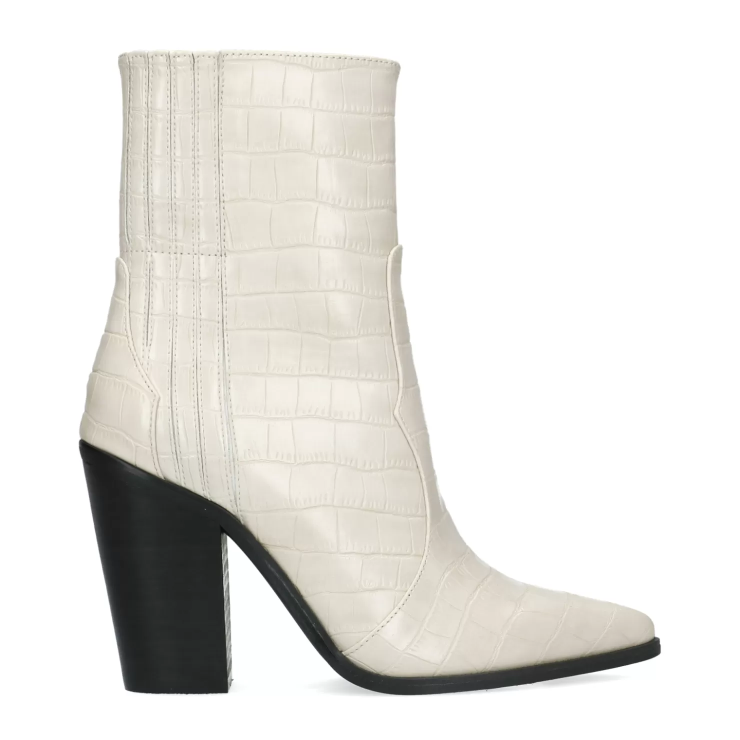 Cheap Sacha Beige Cowboylaarzen Met Croco Details