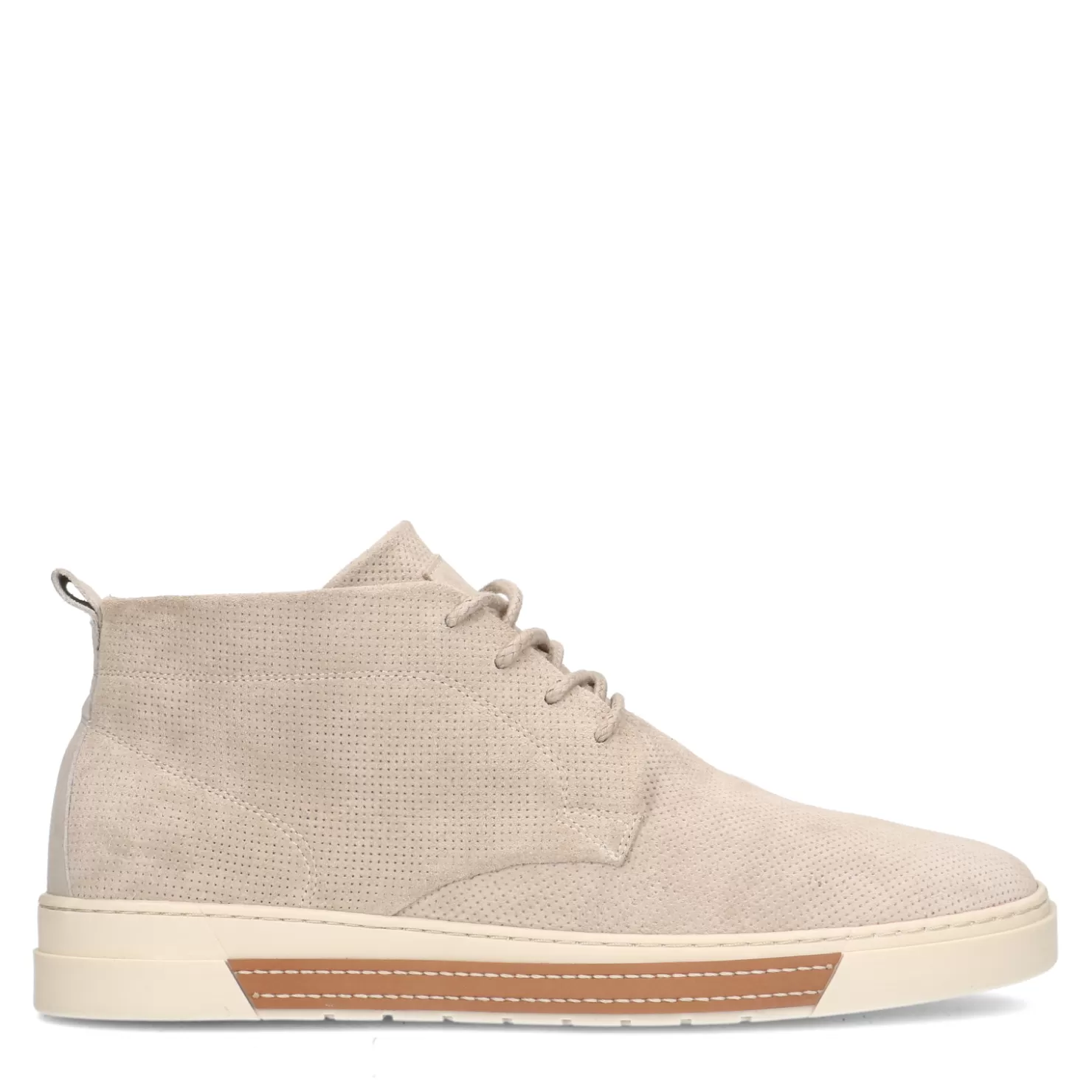 Cheap Sacha Beige Hoge Leren Sneakers