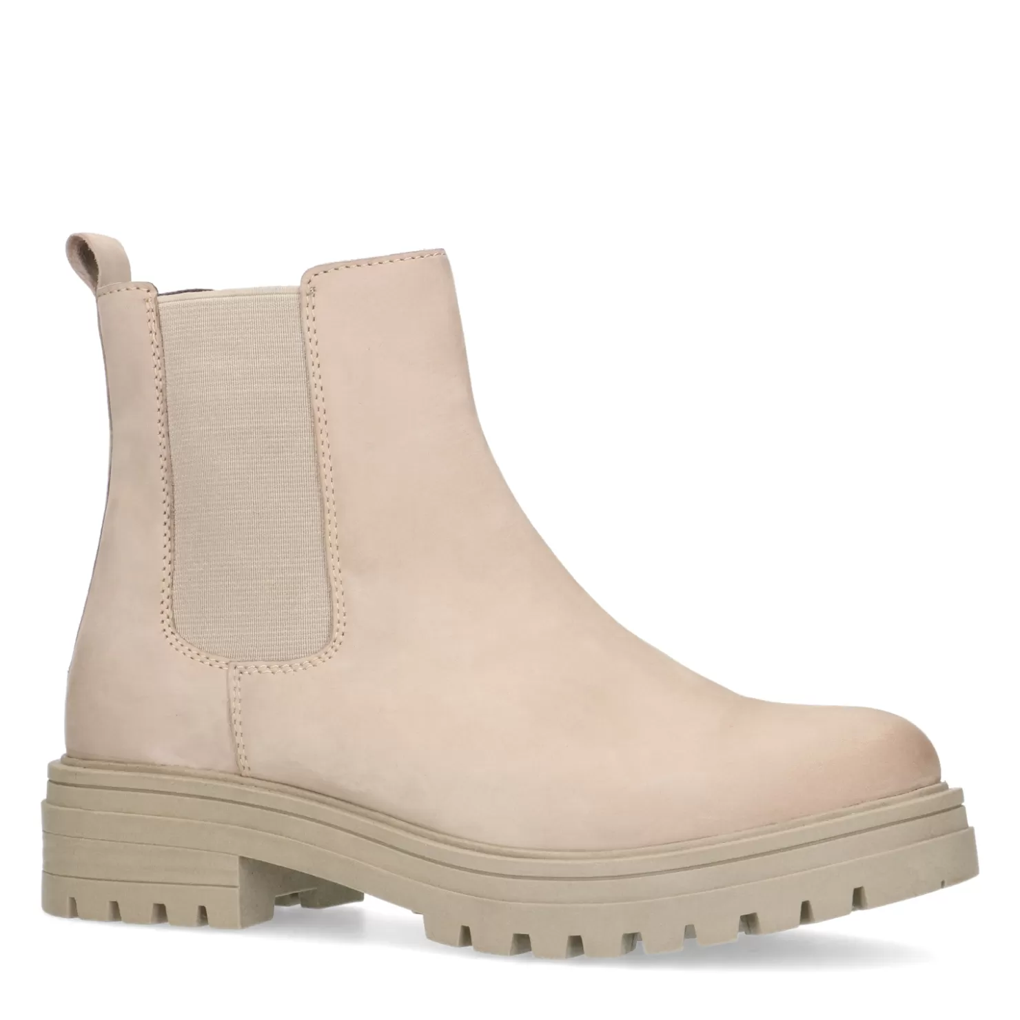 Hot Sacha Beige Leren Chelsea Boots