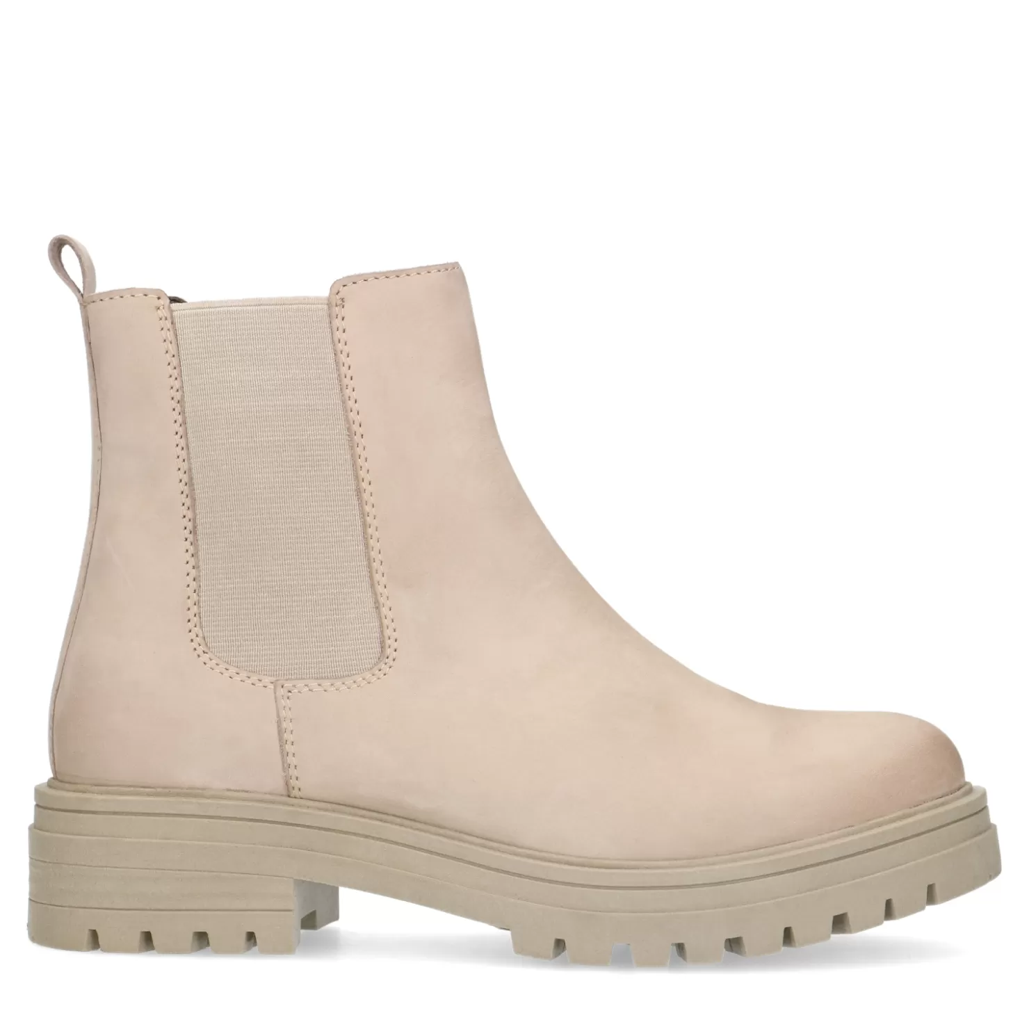 Hot Sacha Beige Leren Chelsea Boots