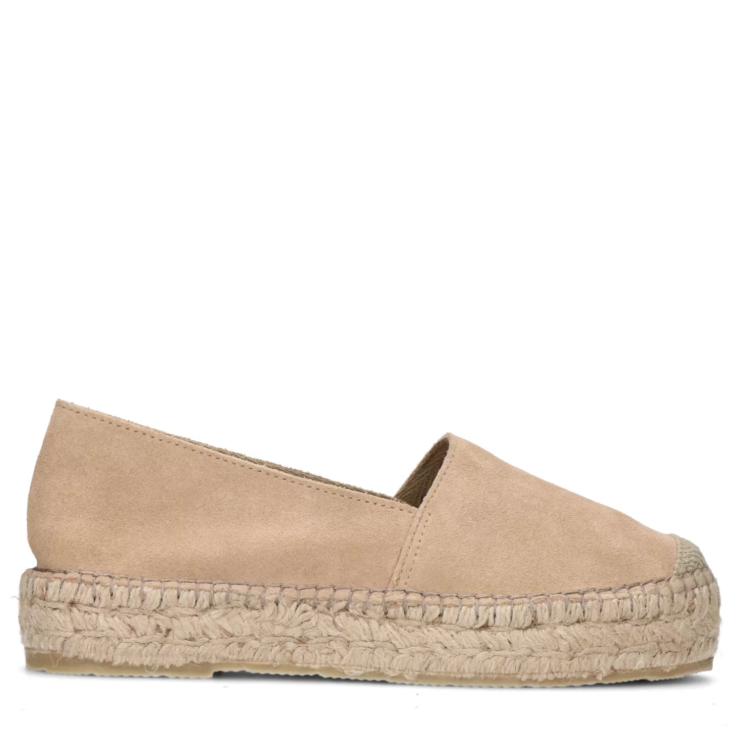 Discount Sacha Beige Suede Espadrilles