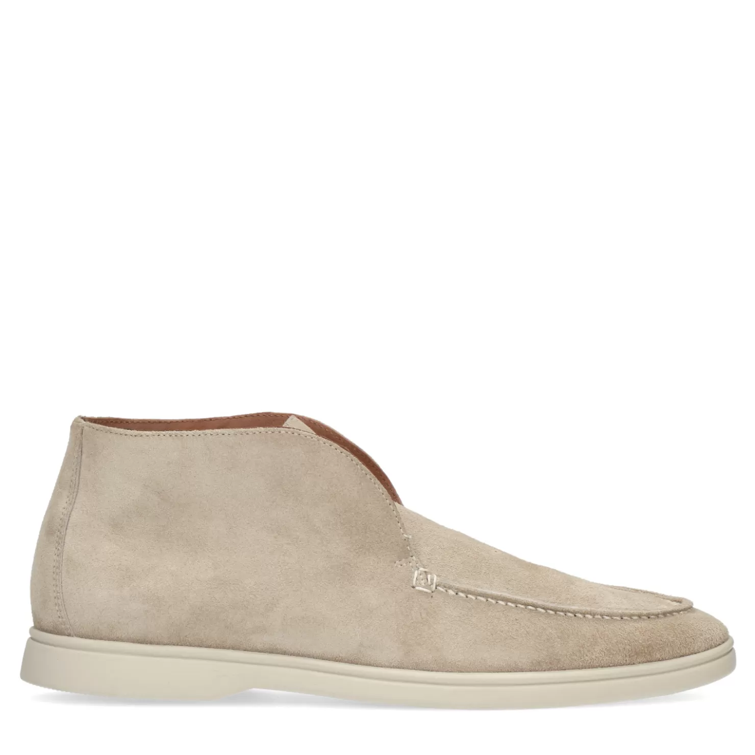 Store Sacha Beige Suede Hoge Loafers