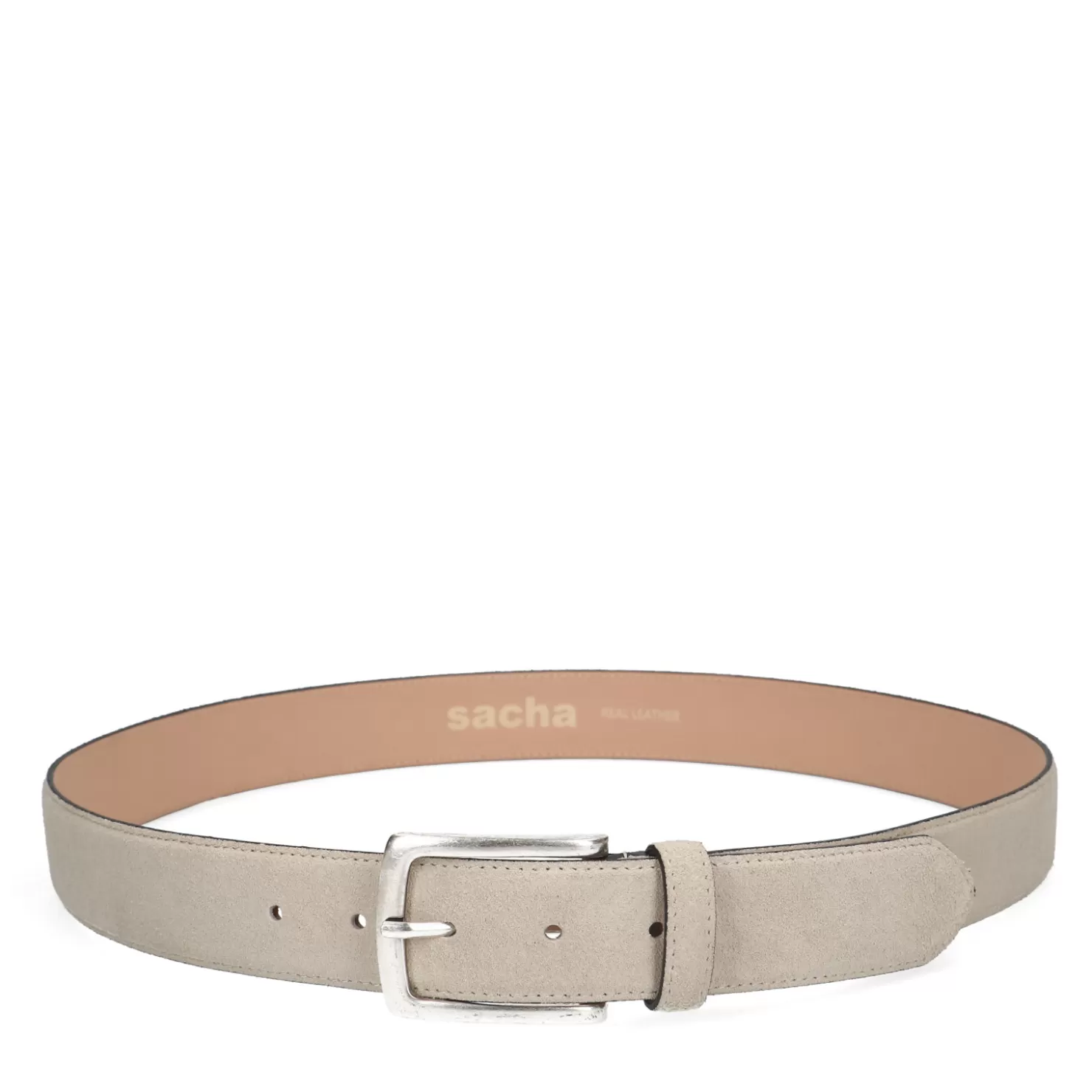 Cheap Sacha Beige Suede Riem