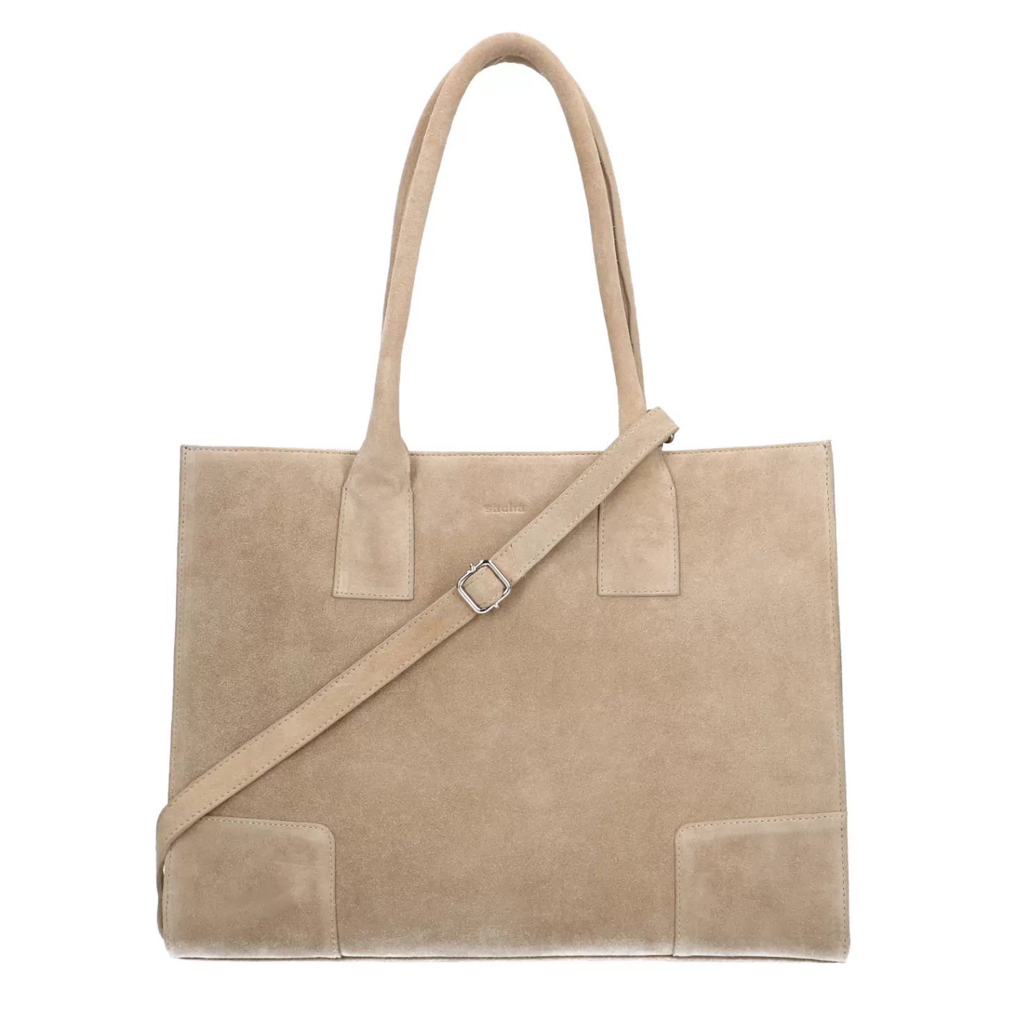 New Sacha Beige Suede Shopper