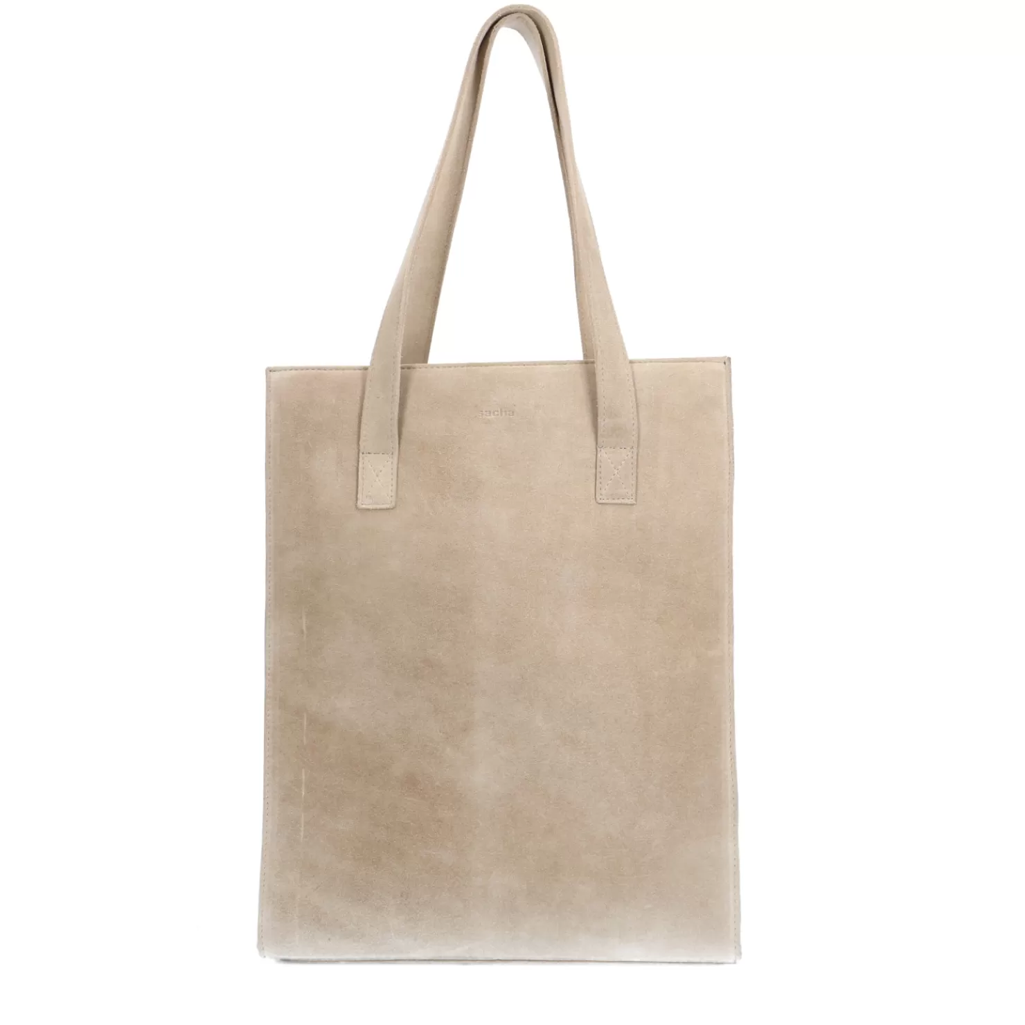 Store Sacha Beige Suede Shopper