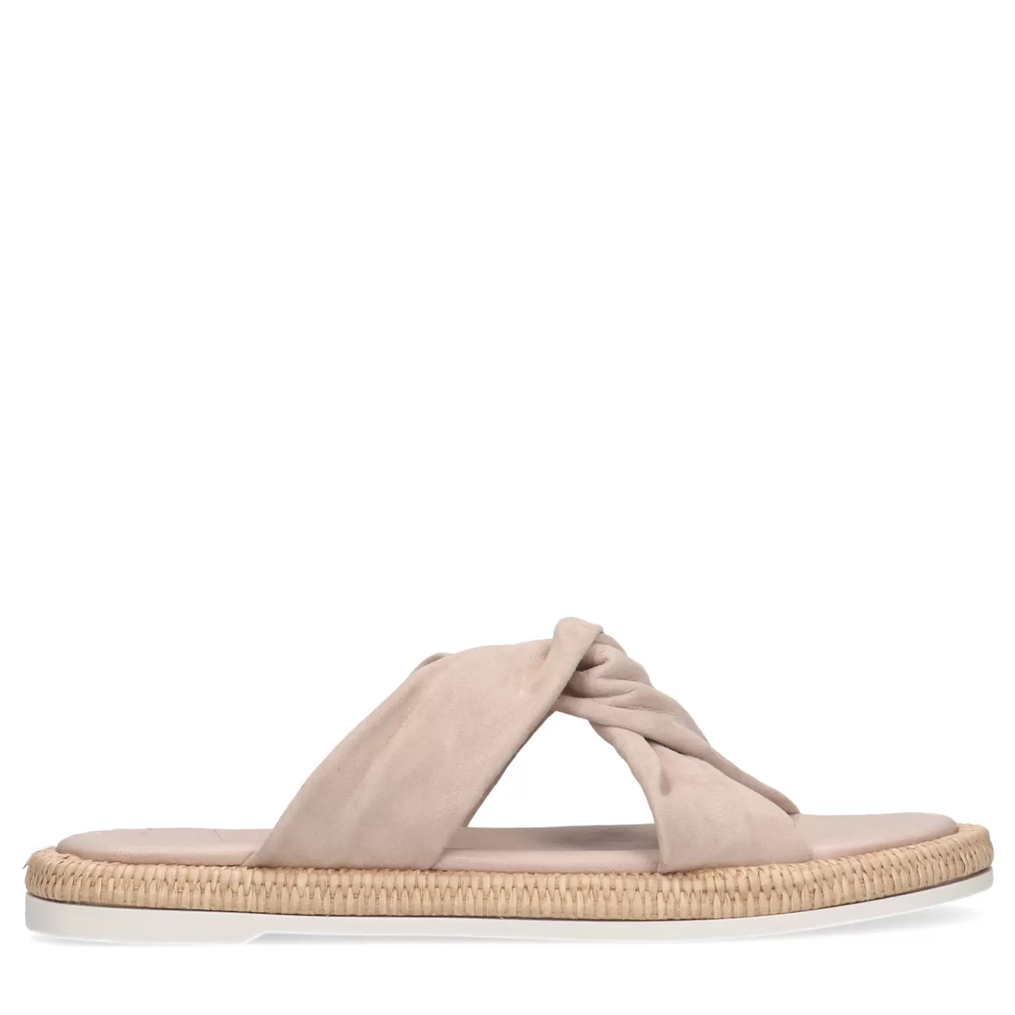 New Sacha Beige Suede Slippers