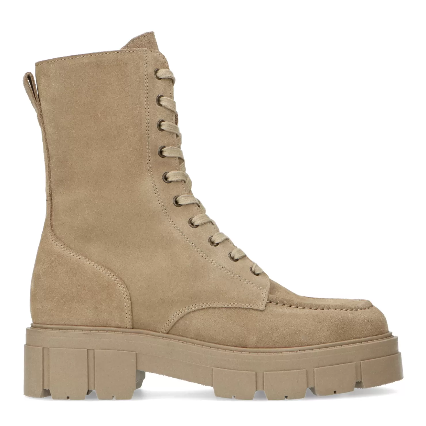 New Sacha Beige Suede Veterlaarsjes