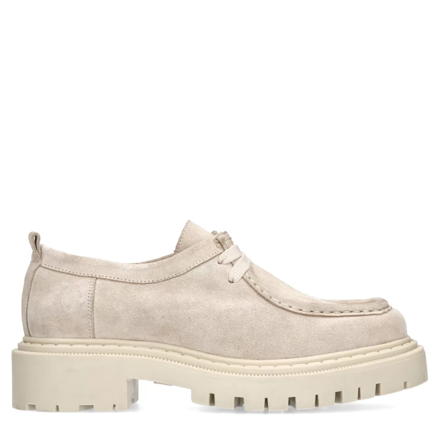 Store Sacha Beige Suede Veterschoenen