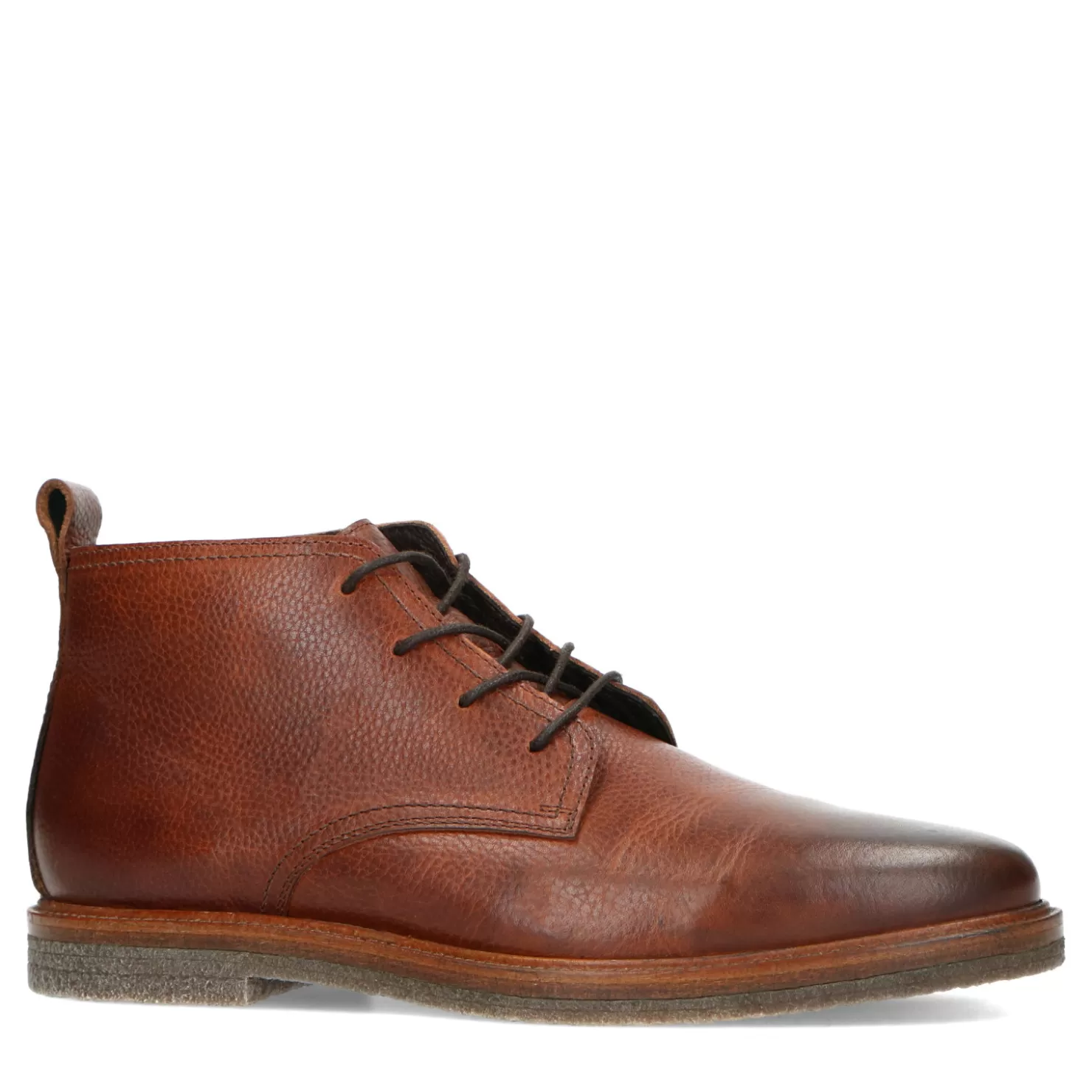 Clearance Sacha Bruine Leren Veterboots