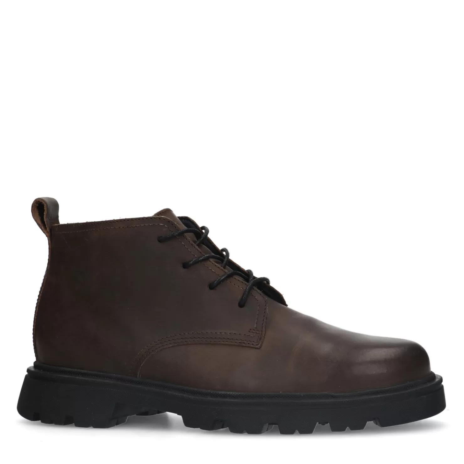 New Sacha Bruine Leren Veterboots