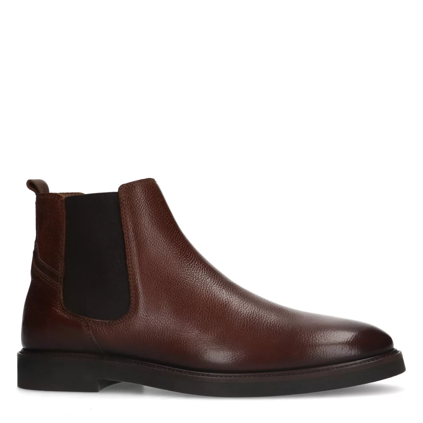 Clearance Sacha Cognac Leren Chelsea Boots