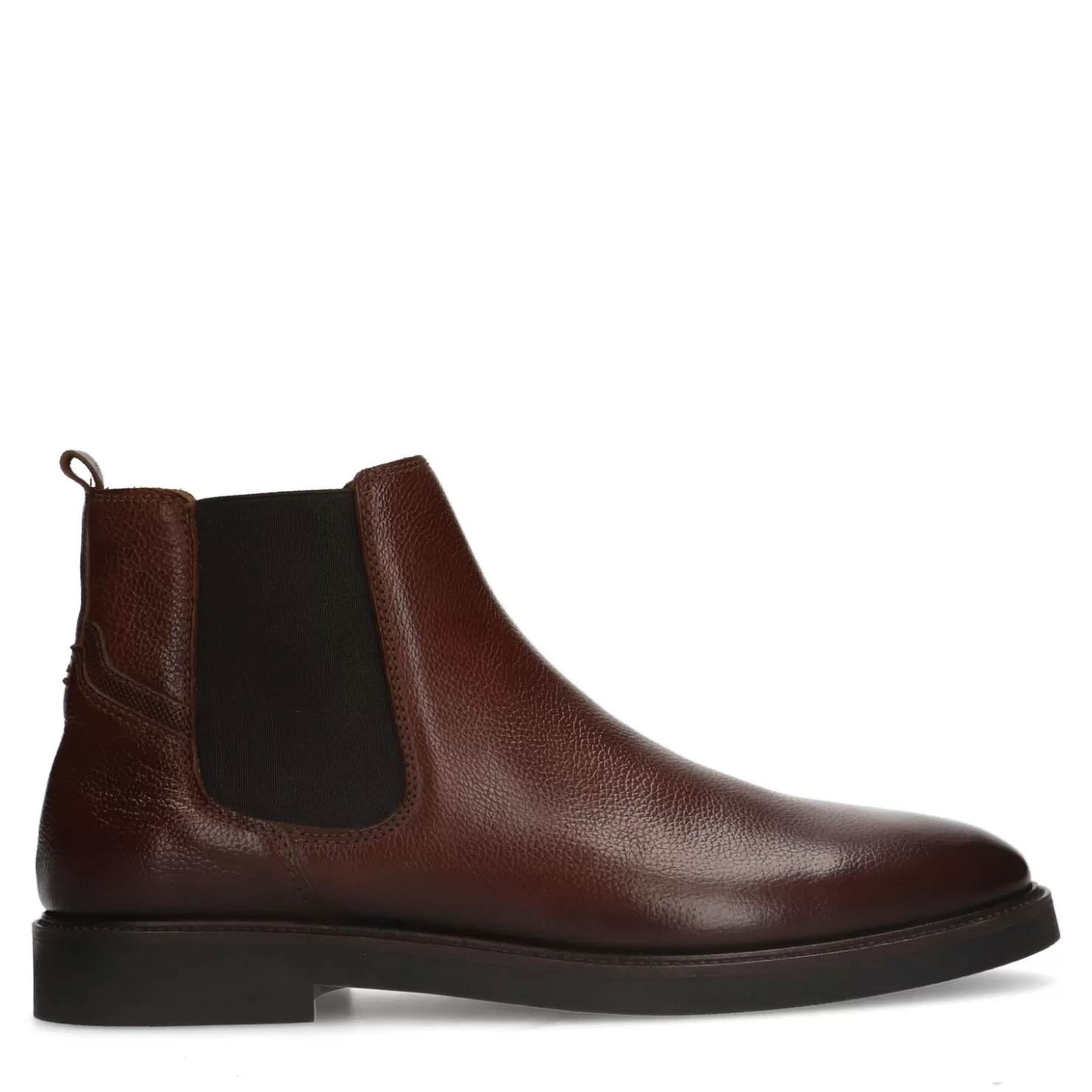 Clearance Sacha Cognac Leren Chelsea Boots