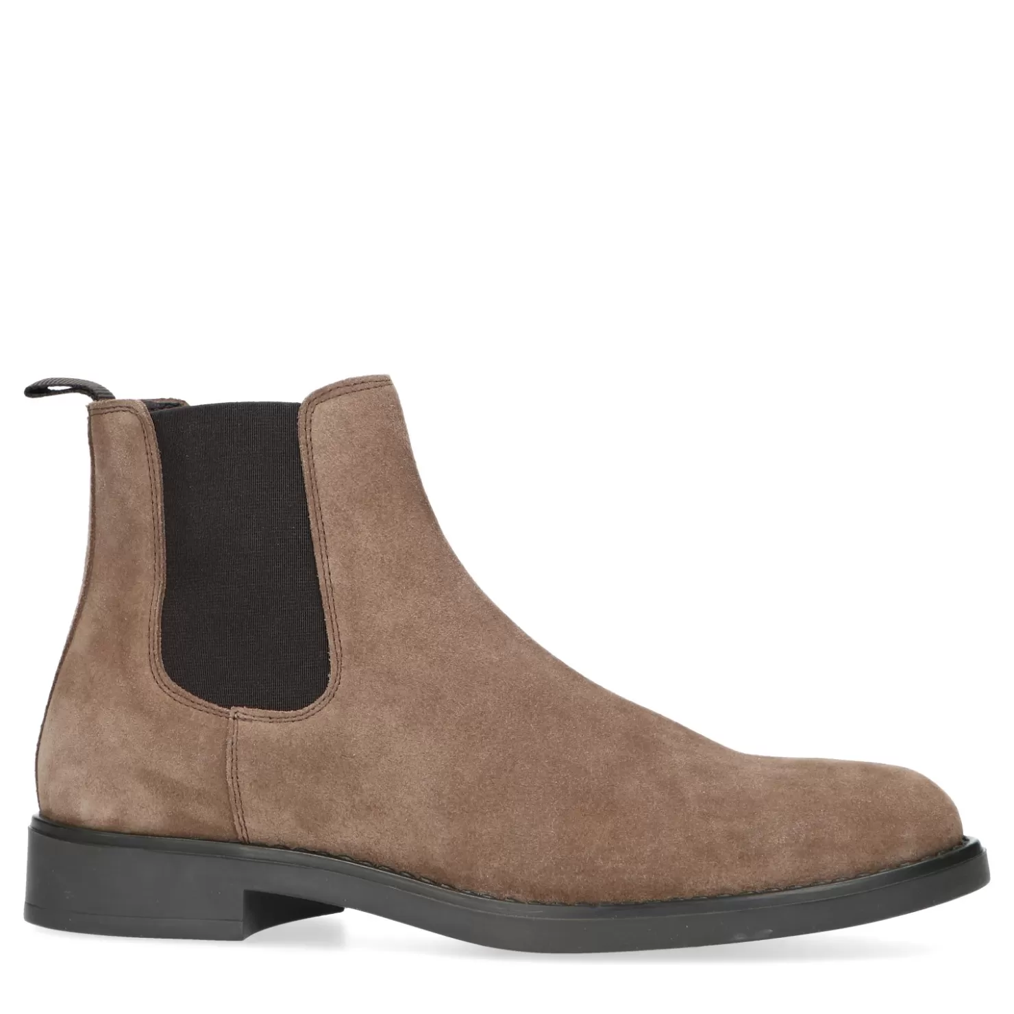 Fashion Sacha Cognac Suede Chelsea Boots