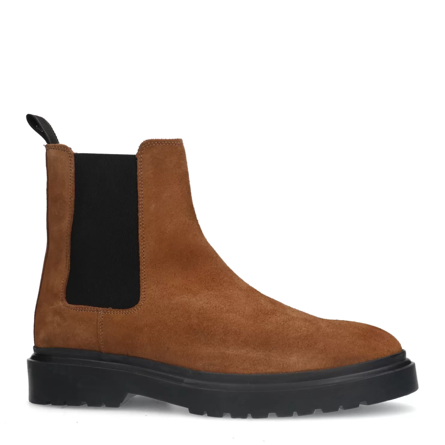 Discount Sacha Cognac Suede Chelsea Boots