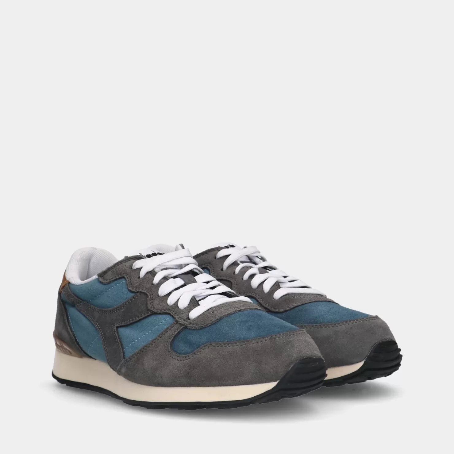 Fashion Sacha Diadora Camaro Suede Blue Heren Sneakers