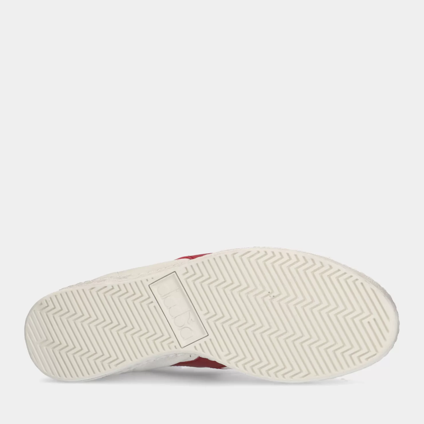 Best Sale Sacha Diadora Game L High Waxed White/Red Pepper Heren Sneakers