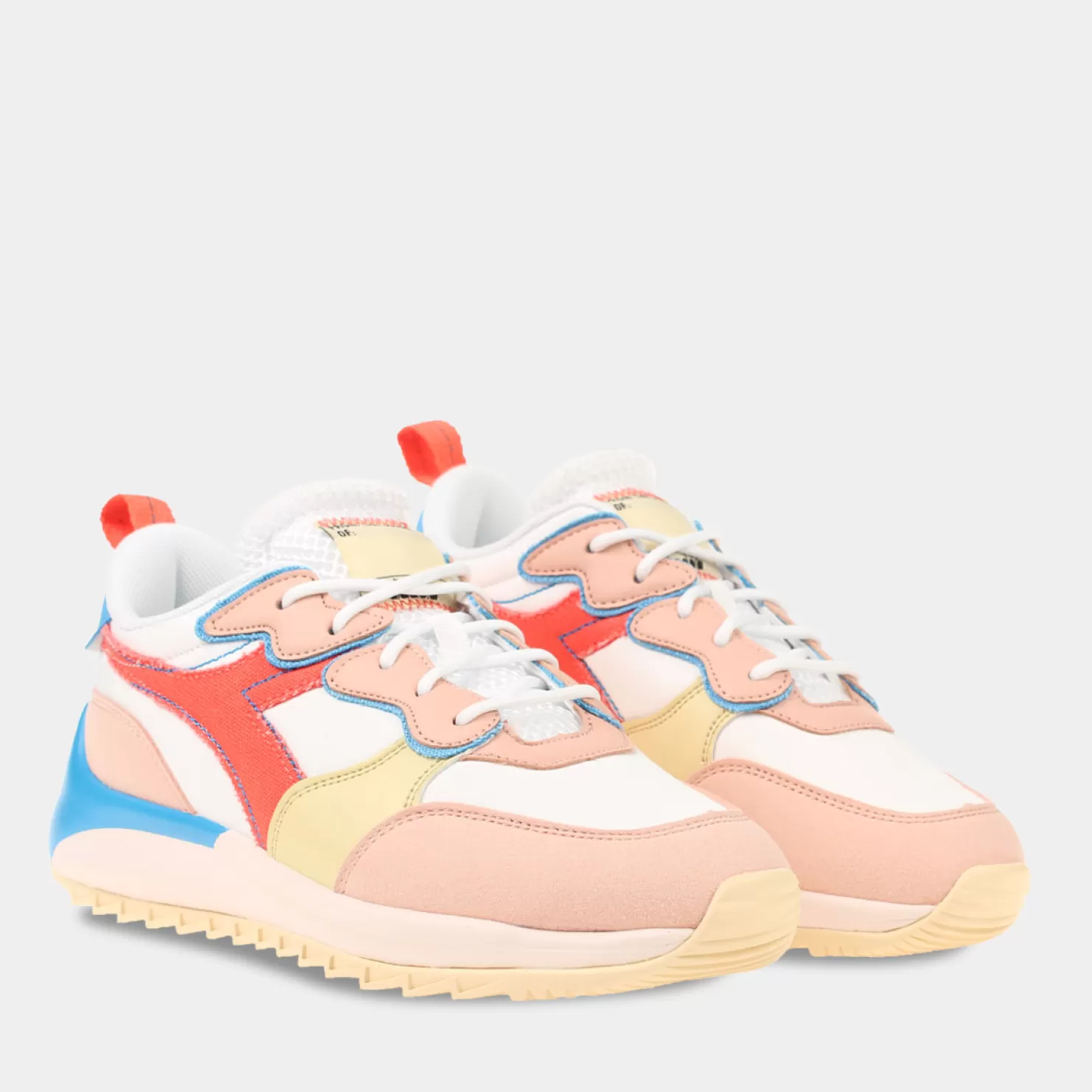 Online Sacha Diadora Jolly Canvas Oranje/Blauw Dames