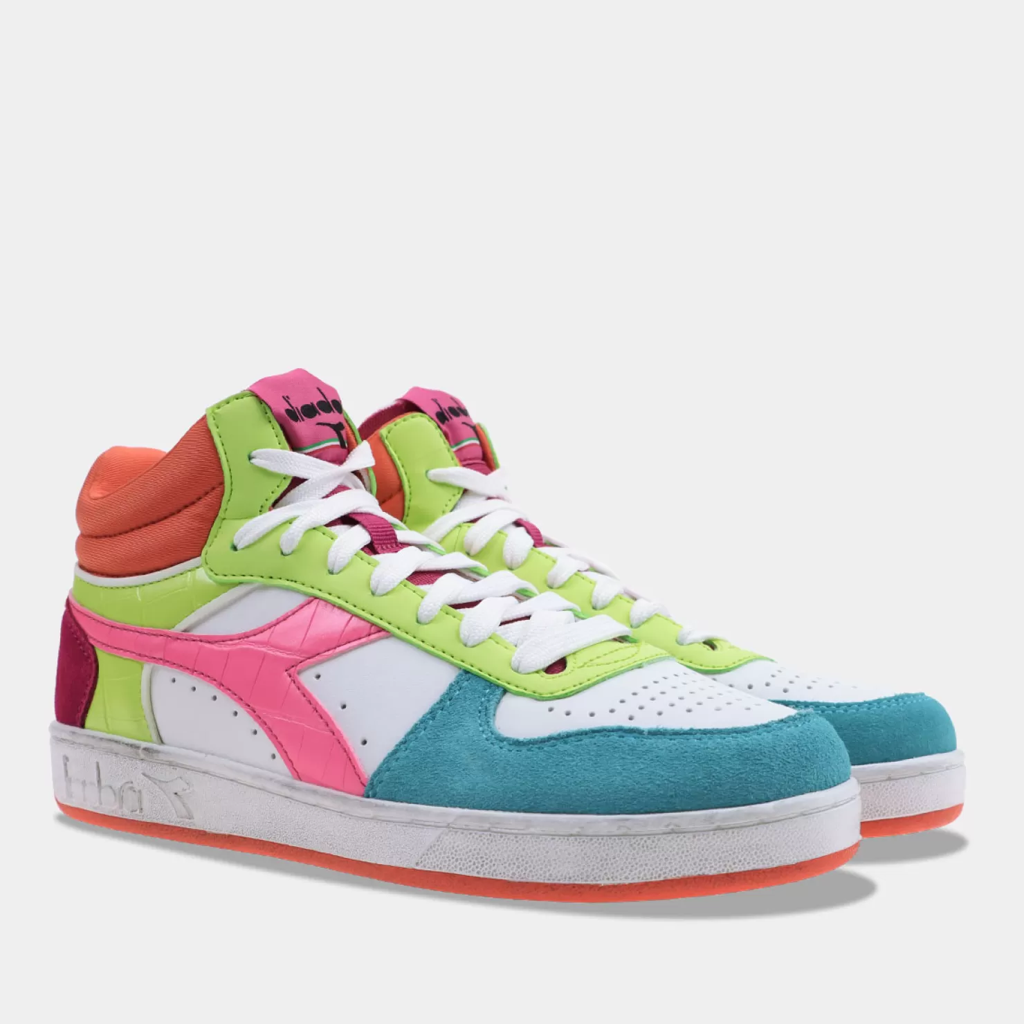 Discount Sacha Diadora Magic Basket Demi Croco Dames