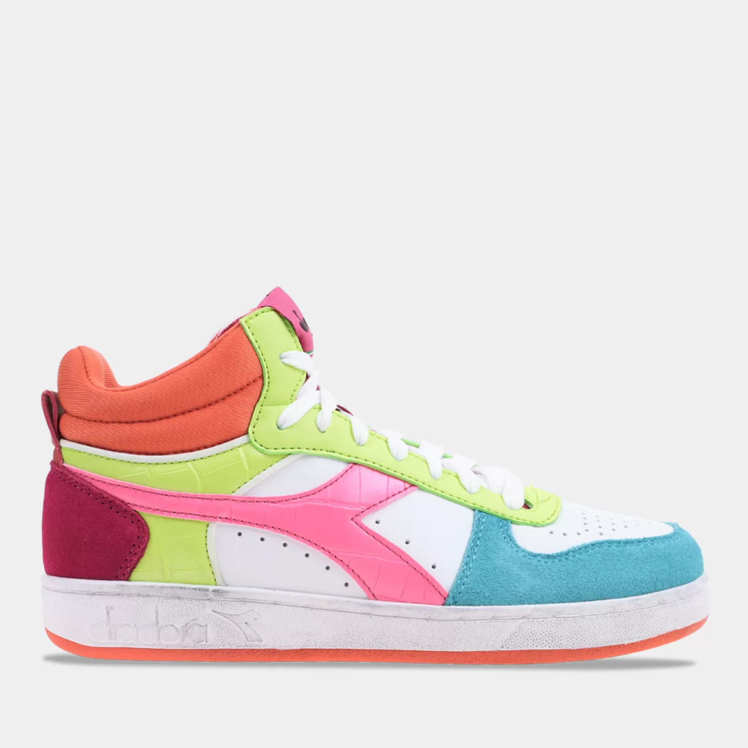 Discount Sacha Diadora Magic Basket Demi Croco Dames