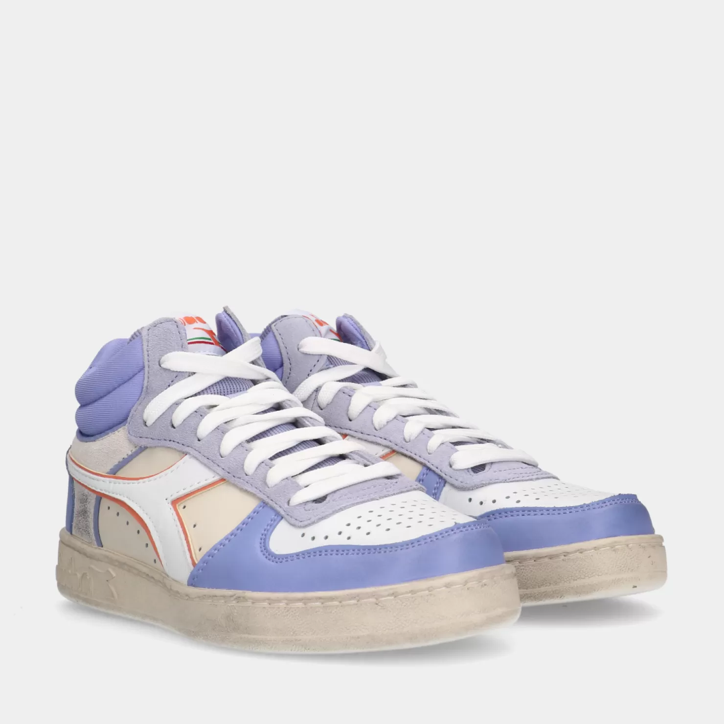 Store Sacha Diadora Magic Basket Demi Icona Wn Blue Dames Sneakers