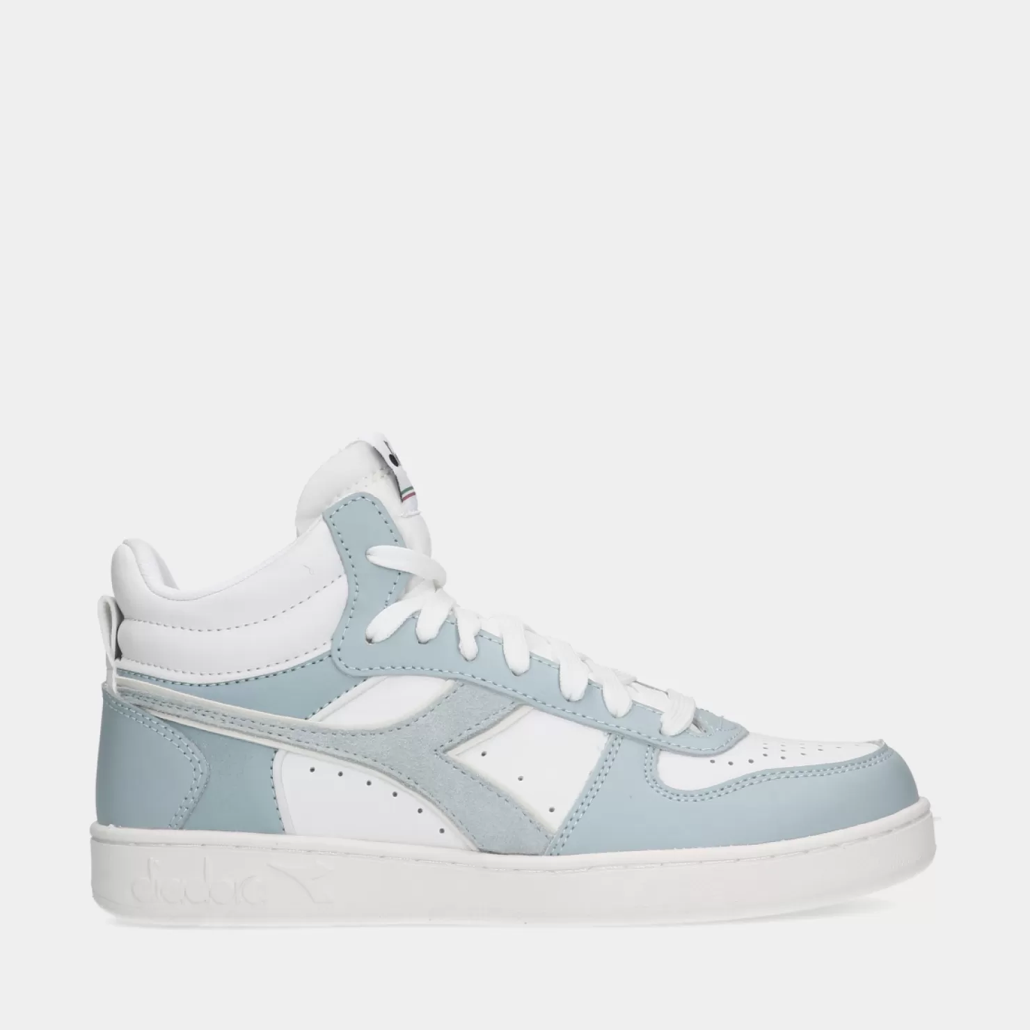 Hot Sacha Diadora Magic Basket Demi Leather Omphalodes Blue Dames Sneakers