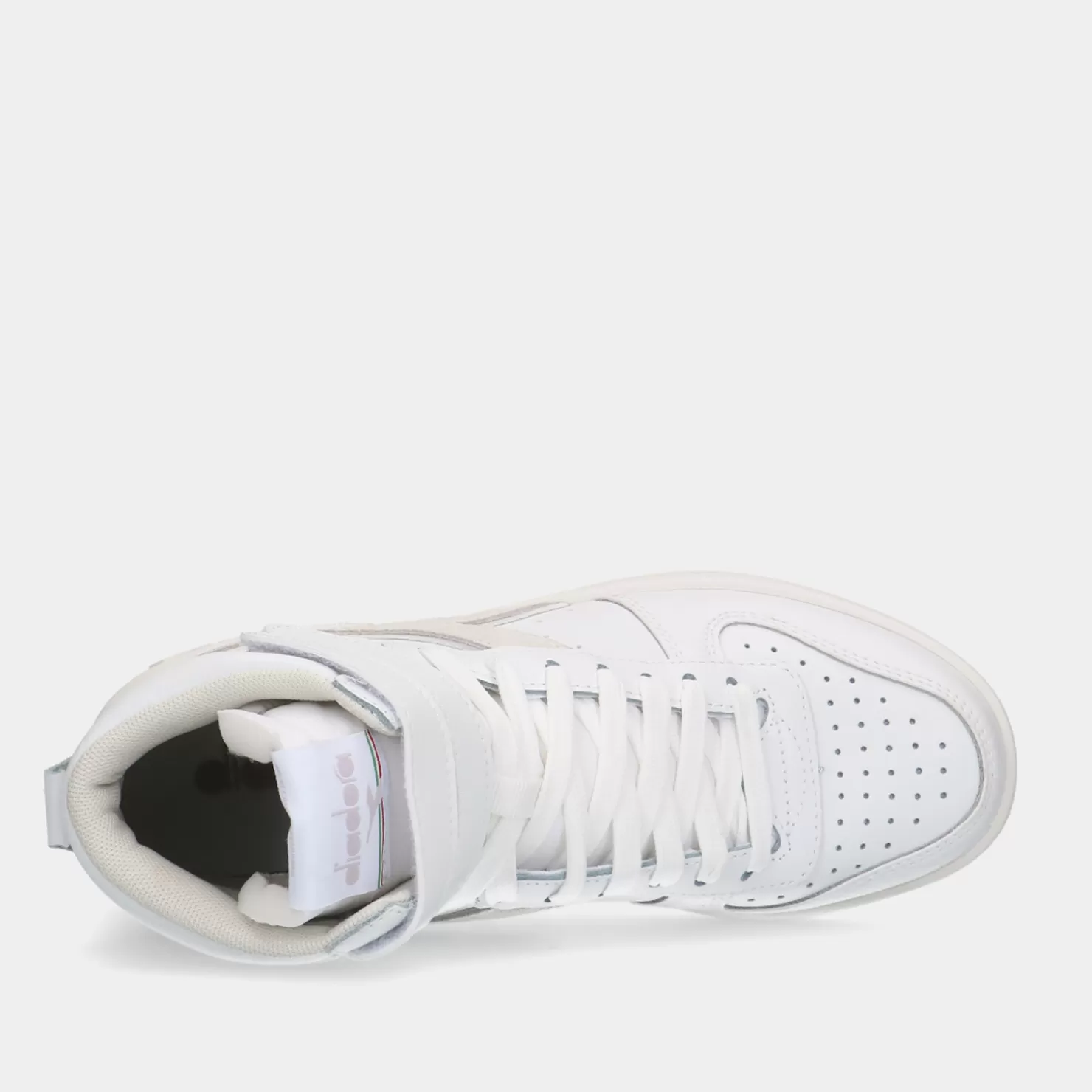 Cheap Sacha Diadora Magic Basket Mid Leather Wn White Dames Sneakers