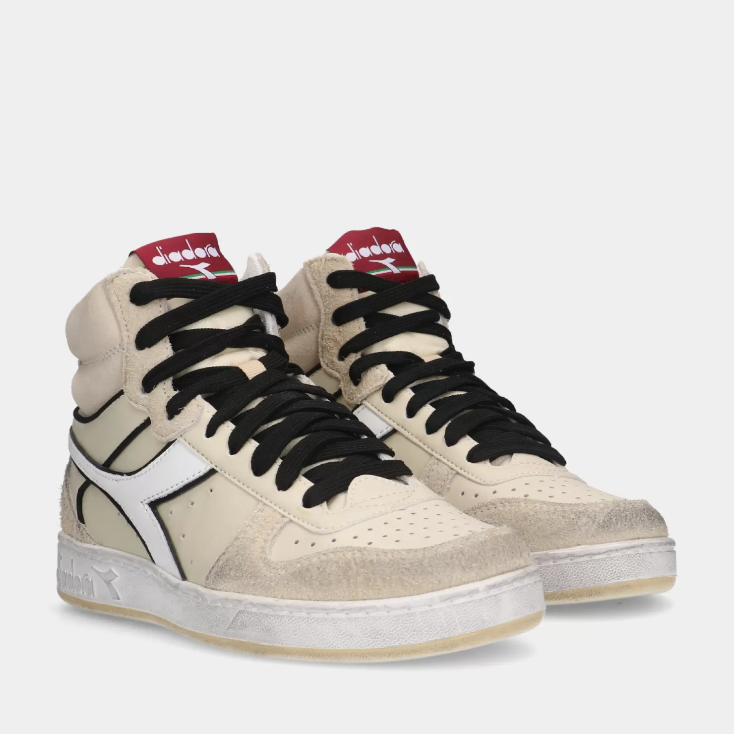 Discount Sacha Diadora Magic Basket Mid Legacy Offwhite Dames Sneakers