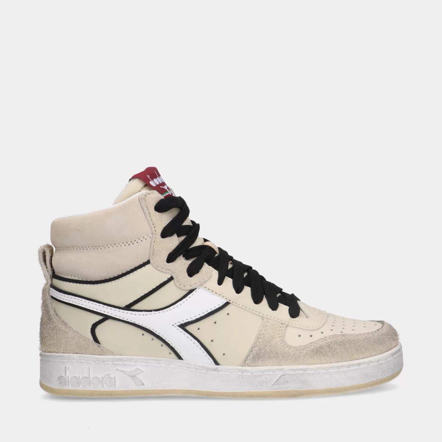 Discount Sacha Diadora Magic Basket Mid Legacy Offwhite Dames Sneakers