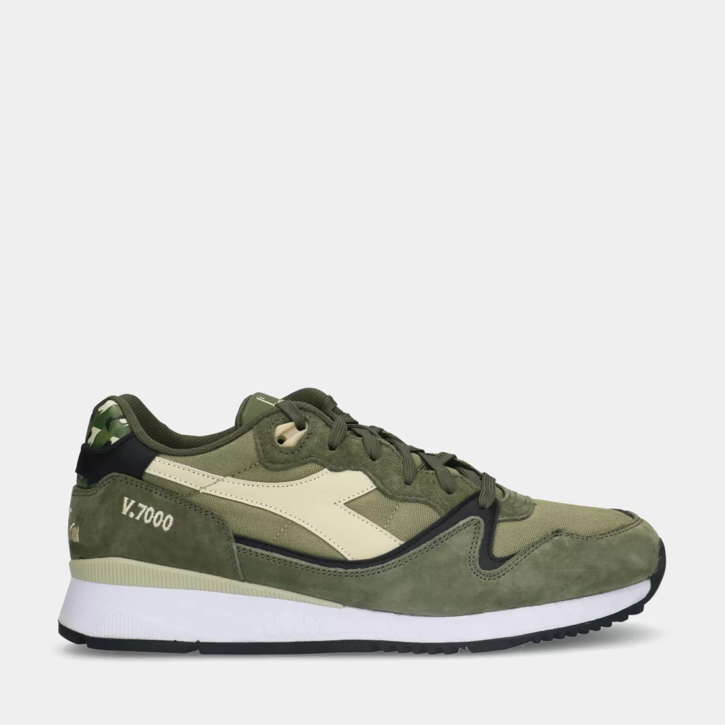 Clearance Sacha Diadora V7000 Green Heren Sneakers