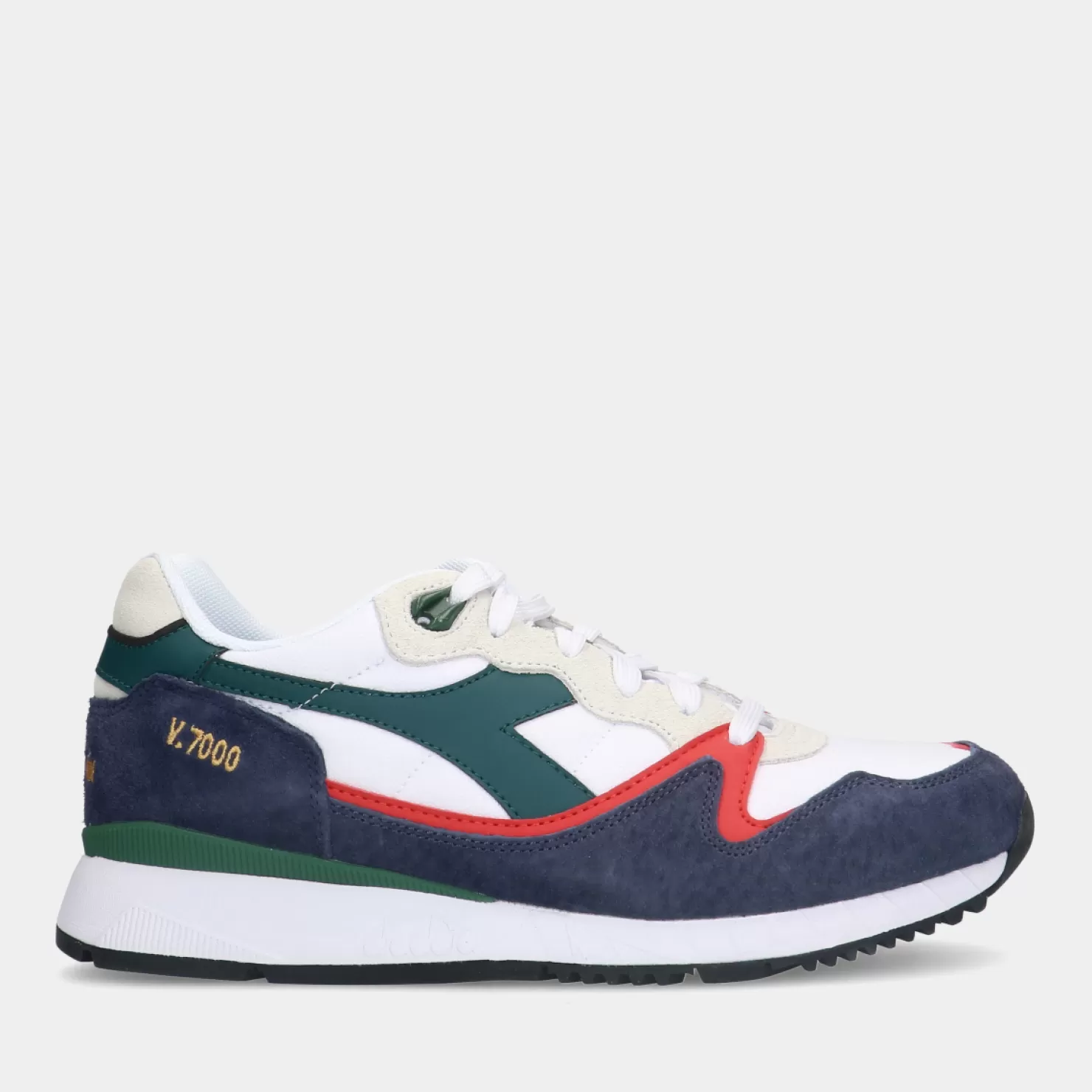 Fashion Sacha Diadora V7000 Navy/White Dames Sneakers