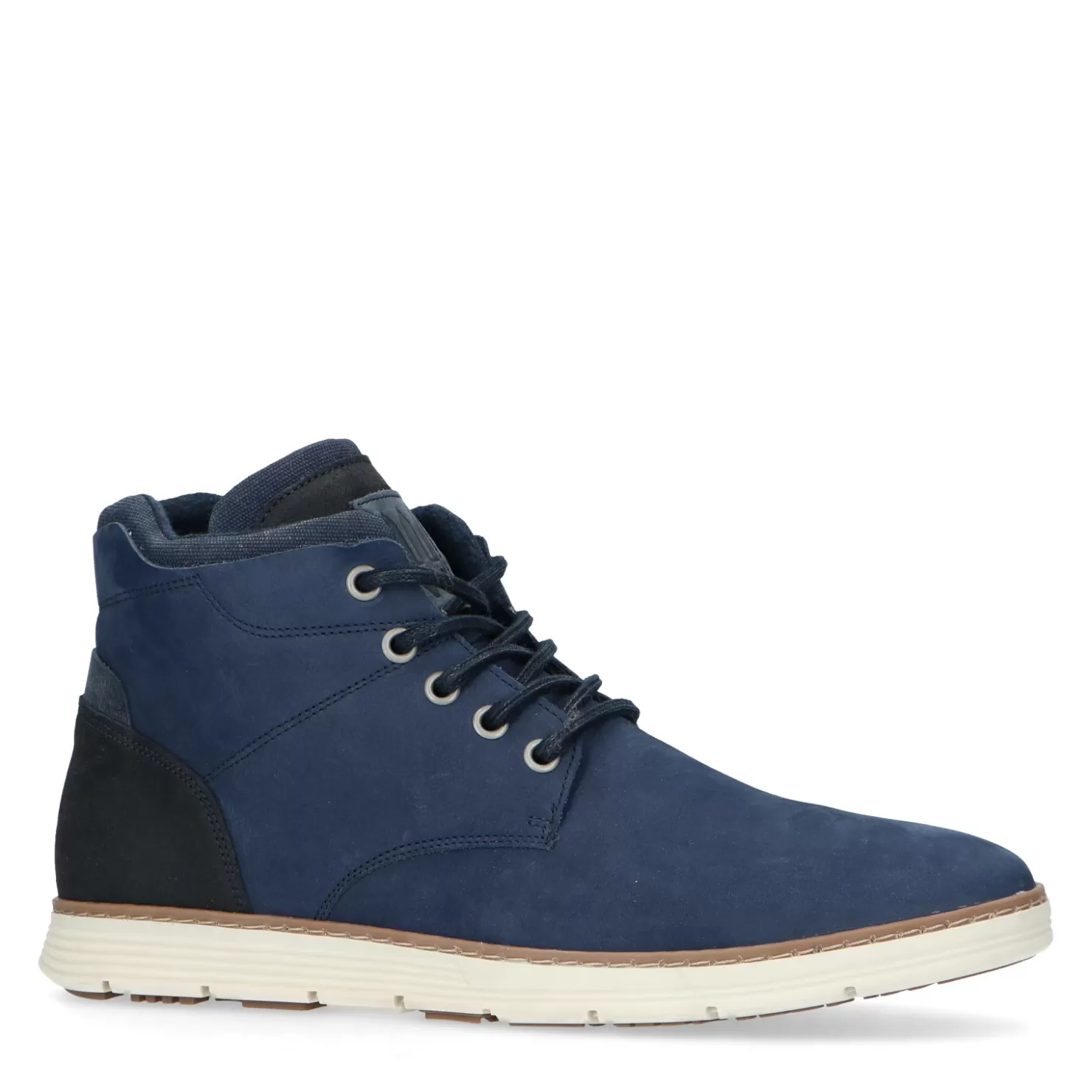 Online Sacha Donkerblauwe Nubuck Veterboots