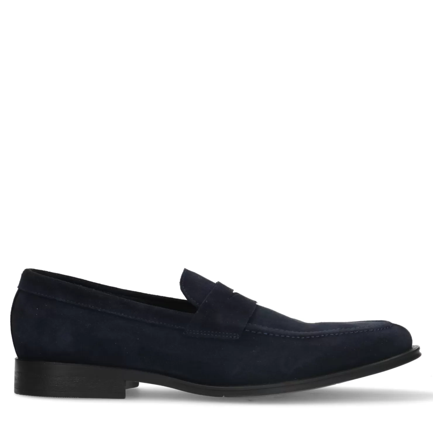 Store Sacha Donkerblauwe Suede Klassieke Loafers