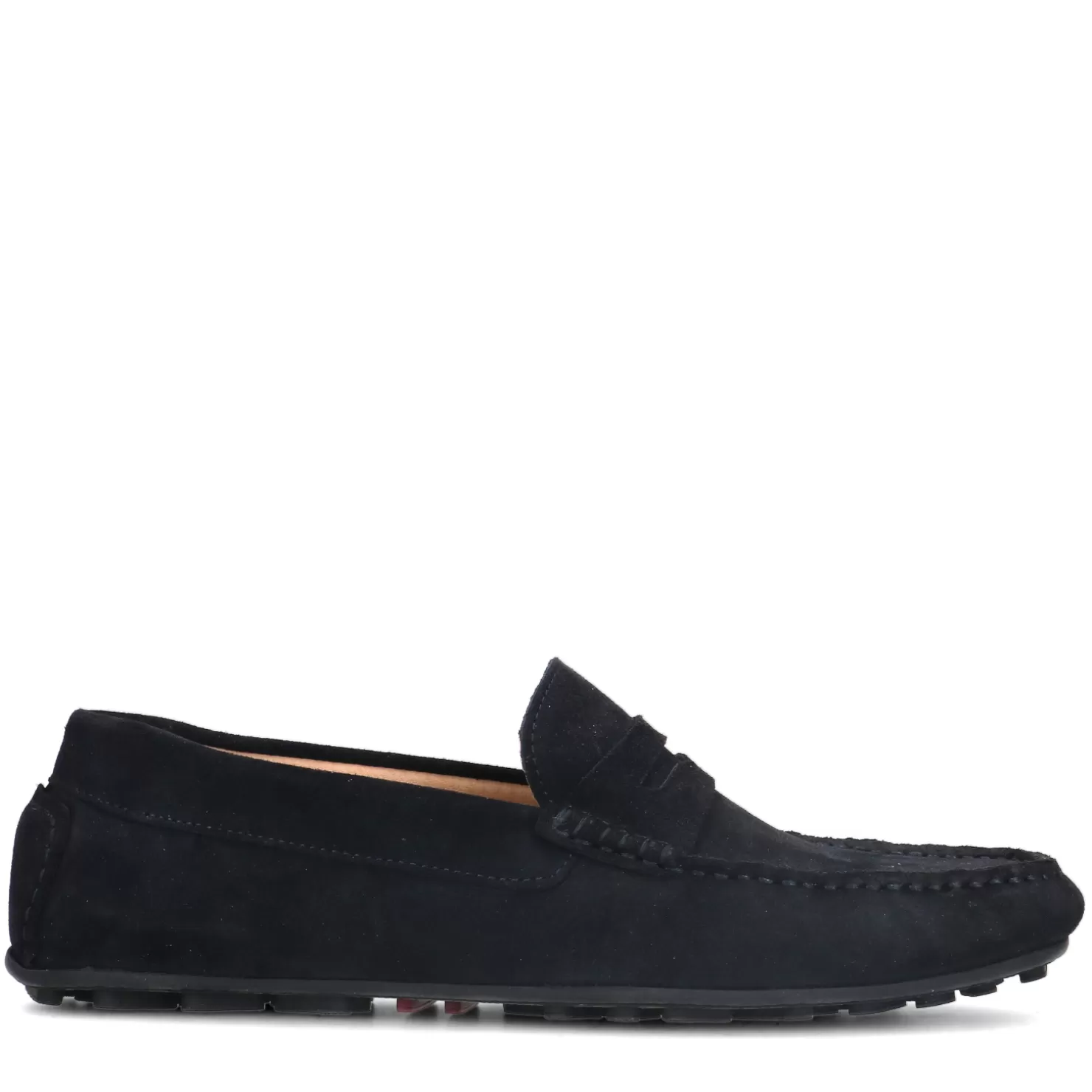 Best Sale Sacha Donkerblauwe Suede Mocassin Loafers