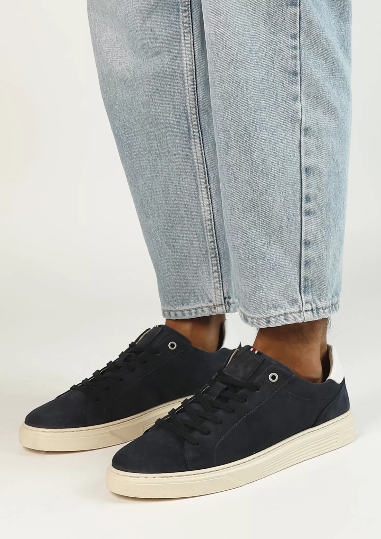 Best Sale Sacha Donkerblauwe Suede Sneakers