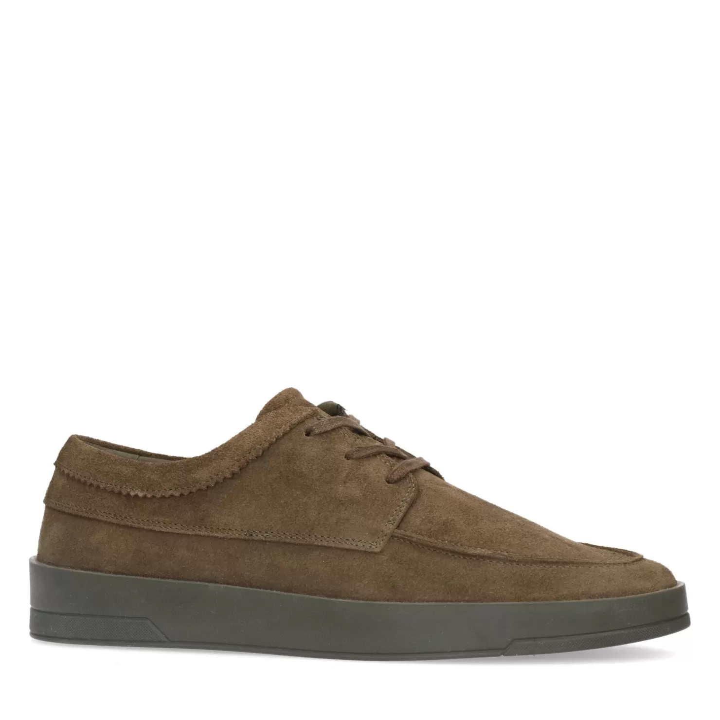 Best Sale Sacha Donkergroene Suede Sneakers