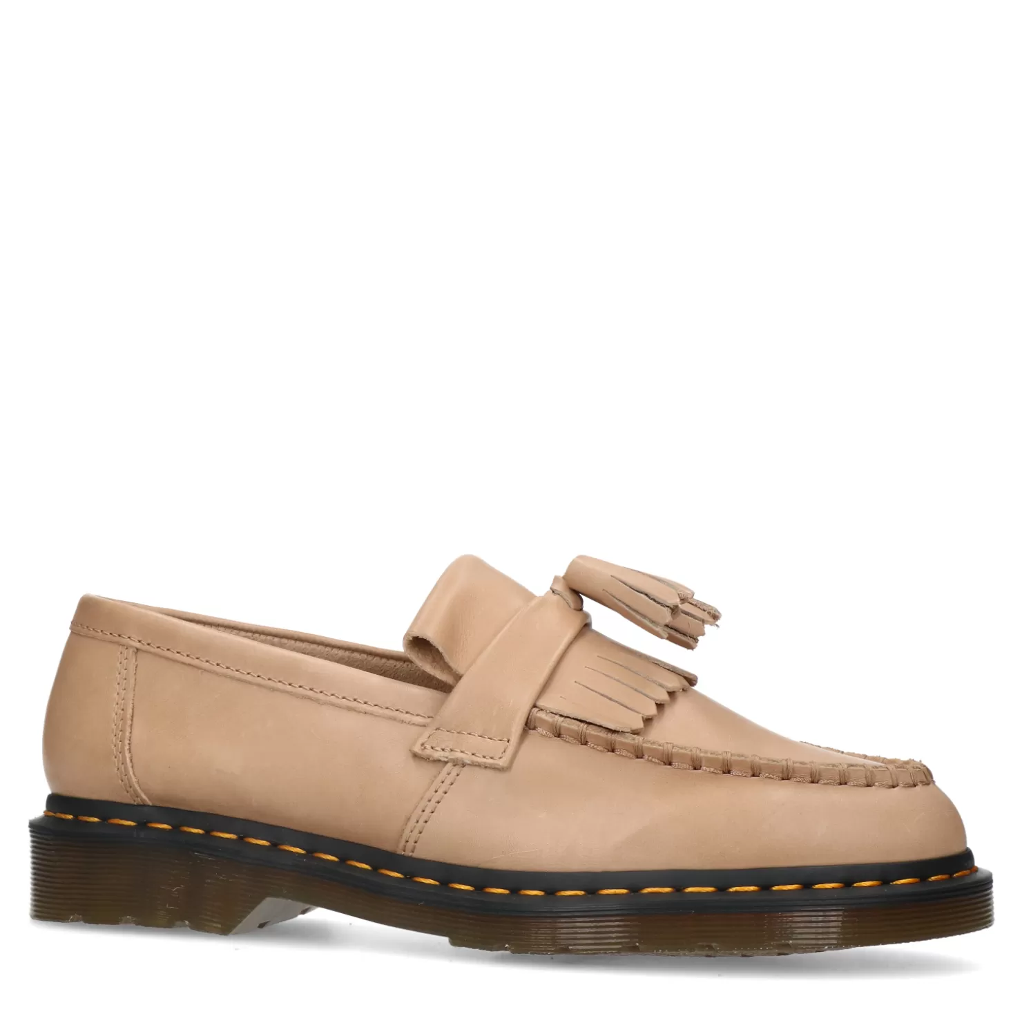 Discount Sacha Dr. Martens Adrian Ys Tassle Loafers Beige