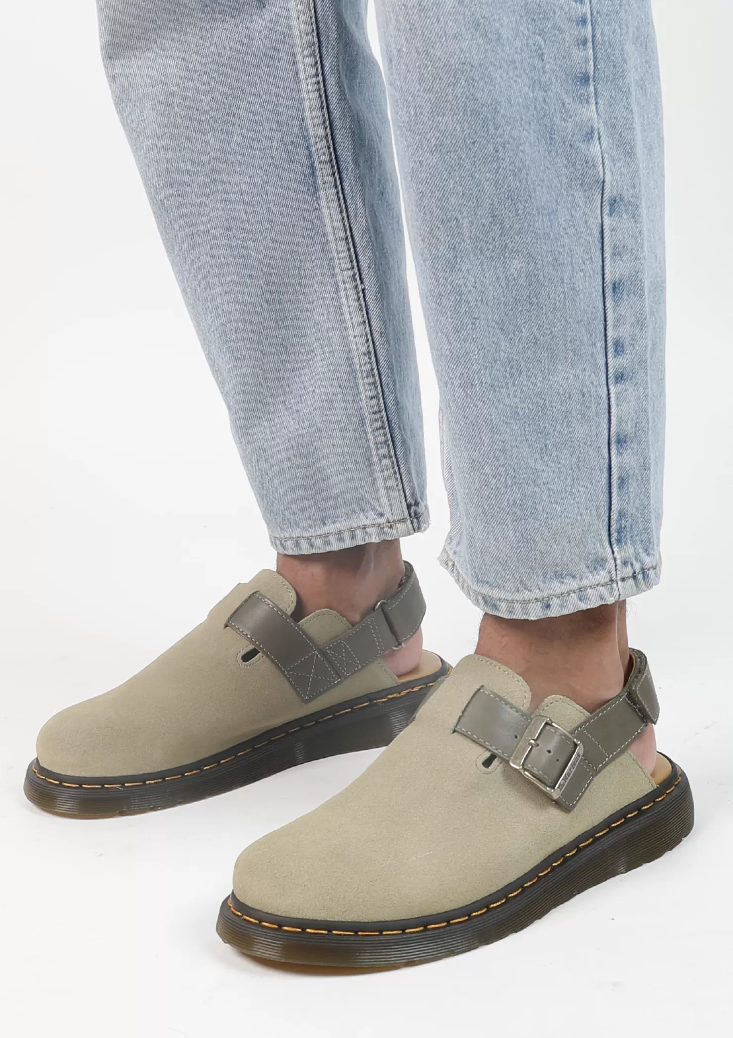 Clearance Sacha Dr. Martens Jadon Ii Suede Slingback Clogs