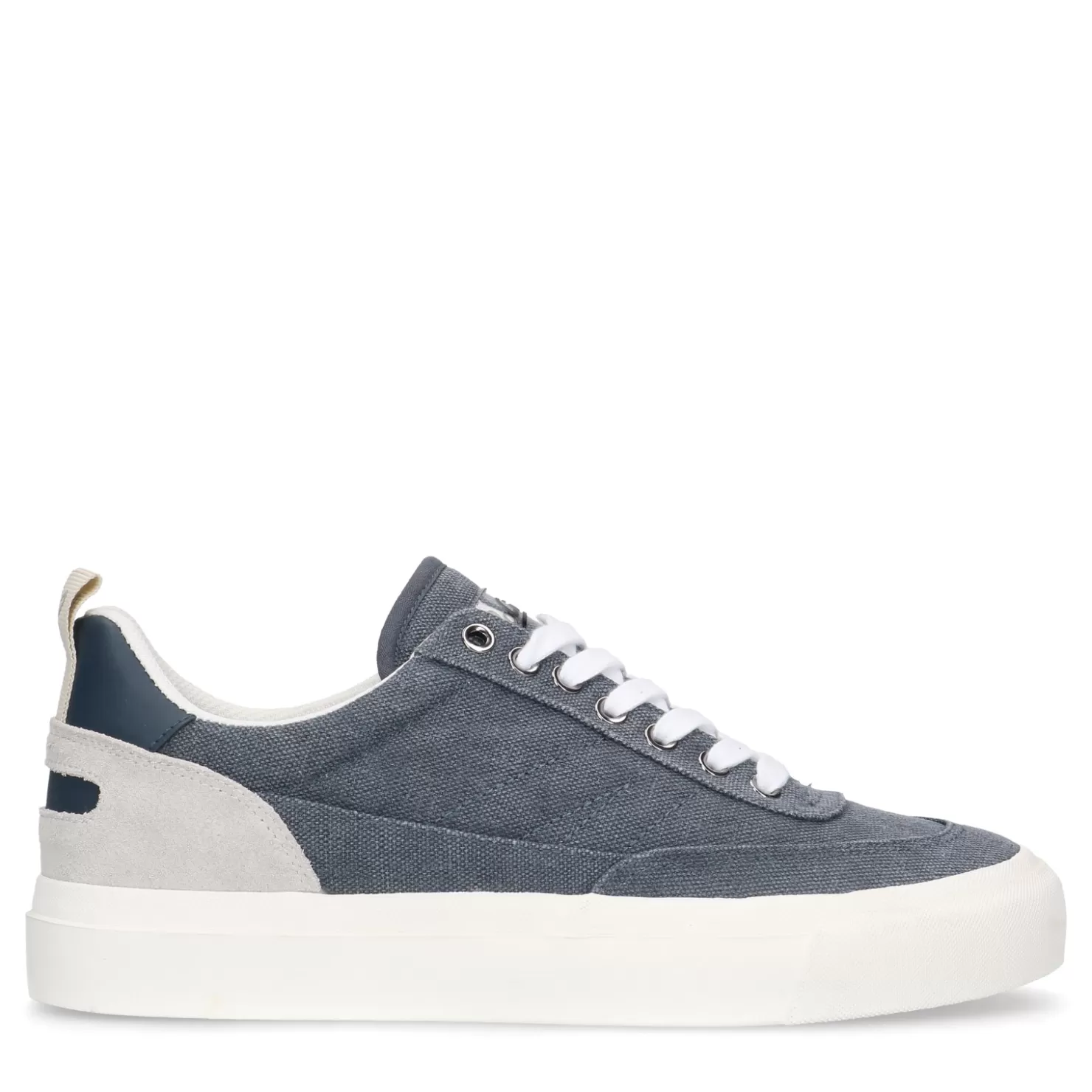 Sale Sacha Goliath Donkerblauwe Textiel Sneakers Met Suede