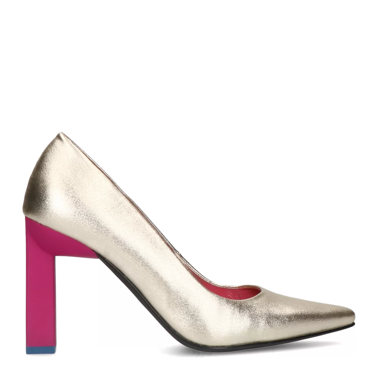 Best Sacha Gouden Pumps Met Roze Hak