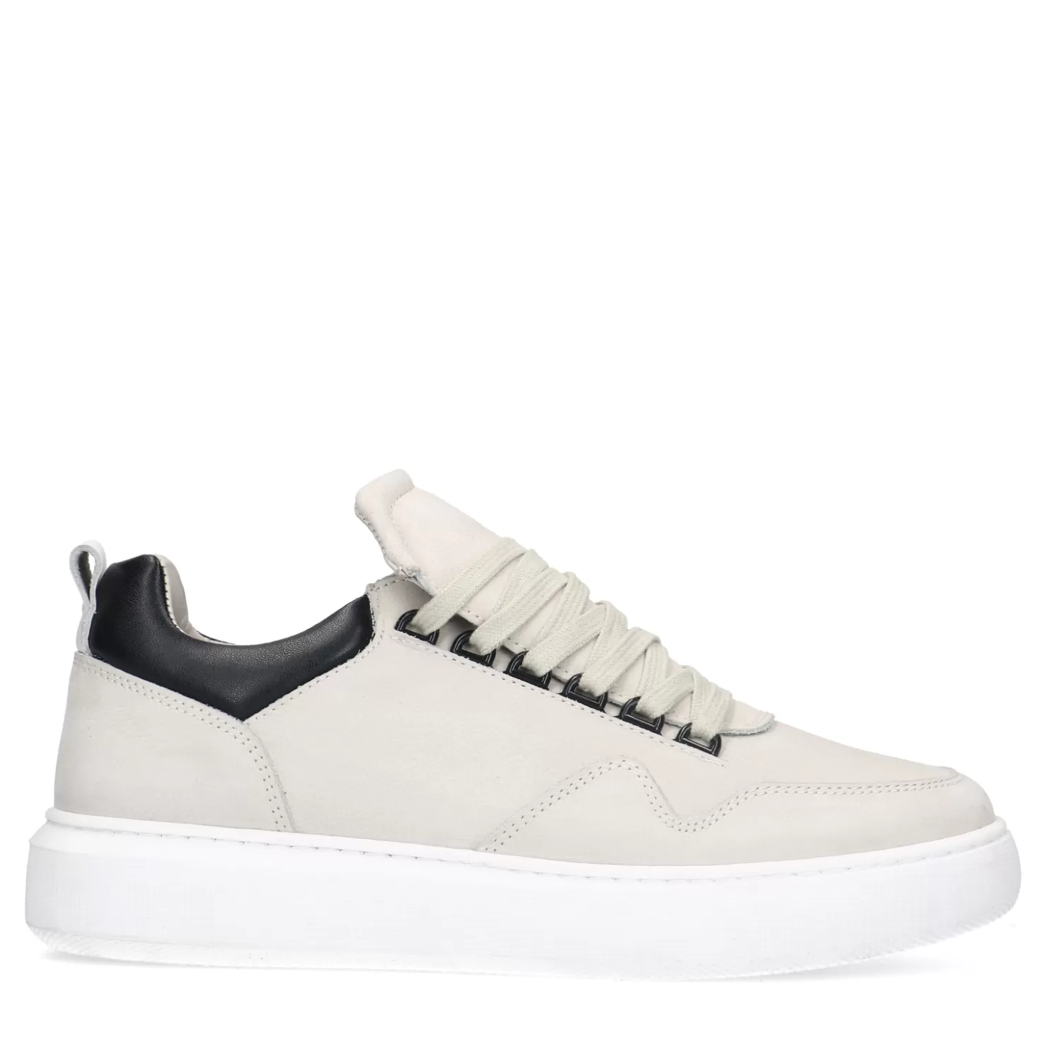 Fashion Sacha Grijze Nubuck Sneakers