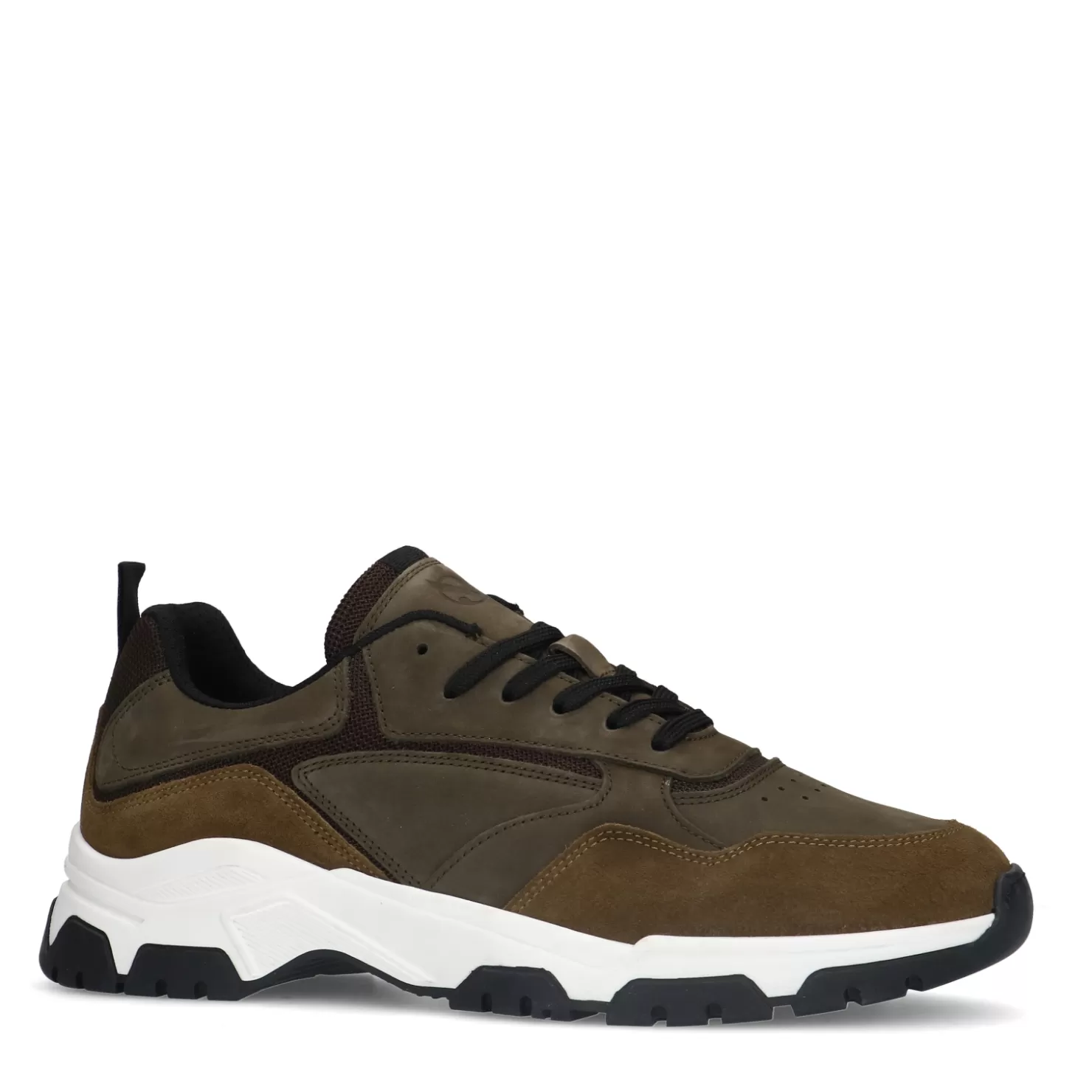 Online Sacha Groene Nubuck Sneakers