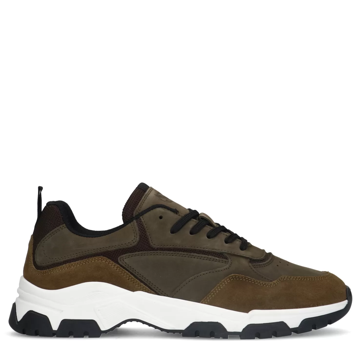 Online Sacha Groene Nubuck Sneakers