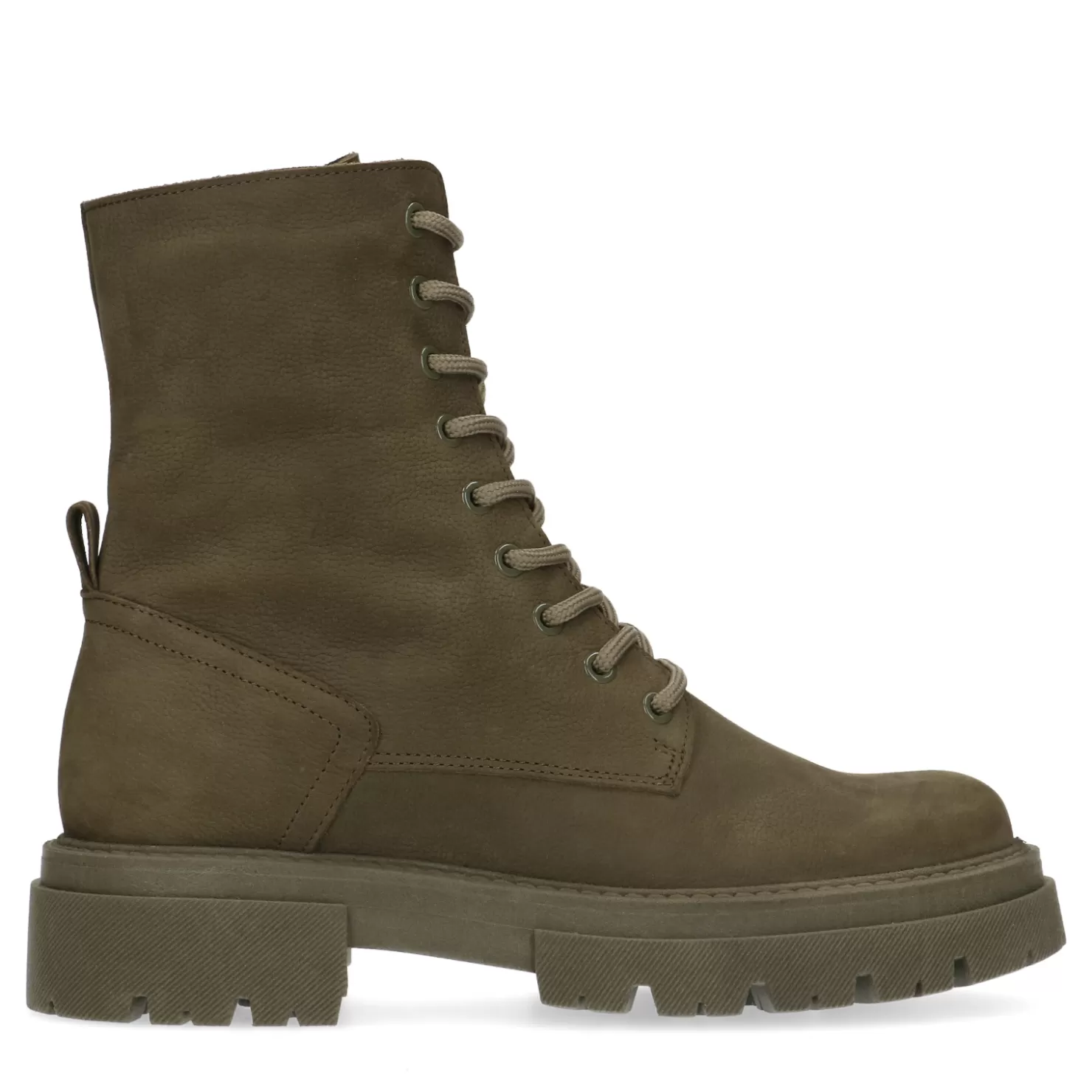 Cheap Sacha Groene Nubuck Veterlaarzen