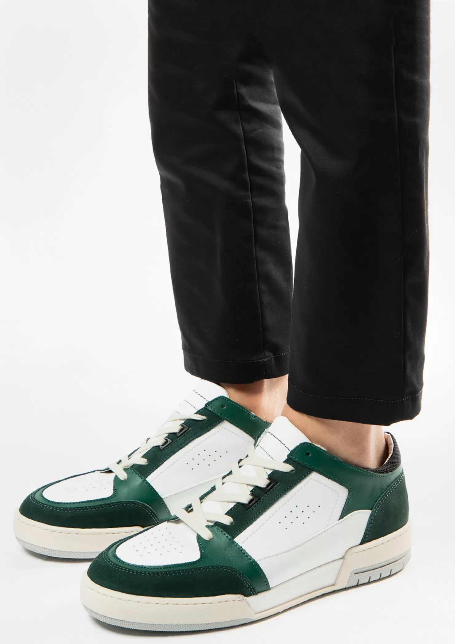 Cheap Sacha Groene Sneakers Met Suede Details