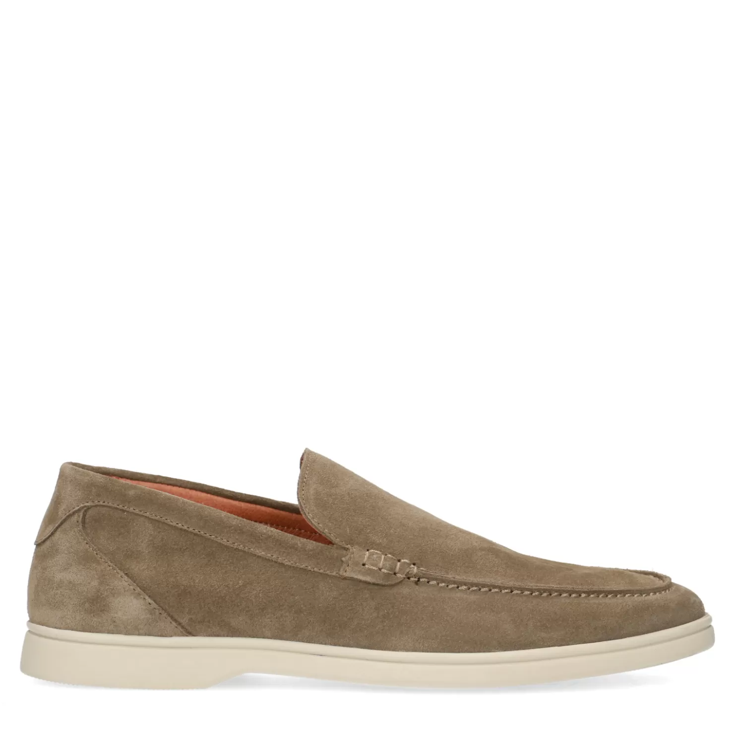 Fashion Sacha Groene Suede Loafers