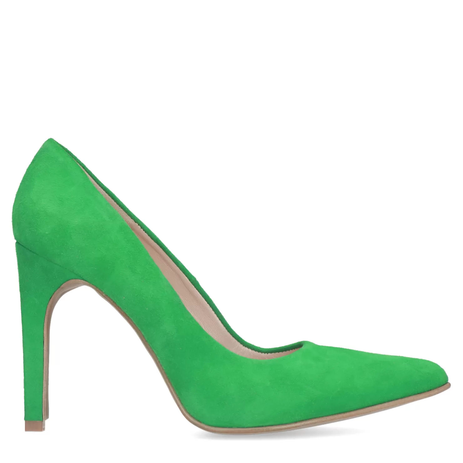 Best Sacha Groene Suede Pumps