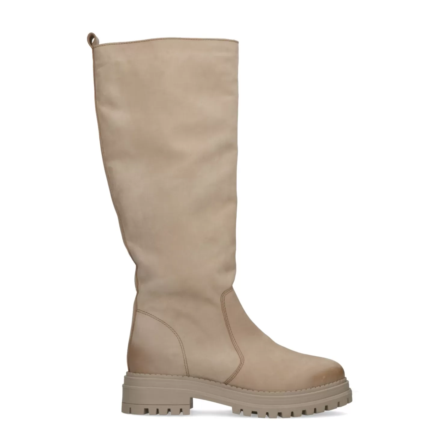 New Sacha Hoge Taupe Nubuck Laarzen