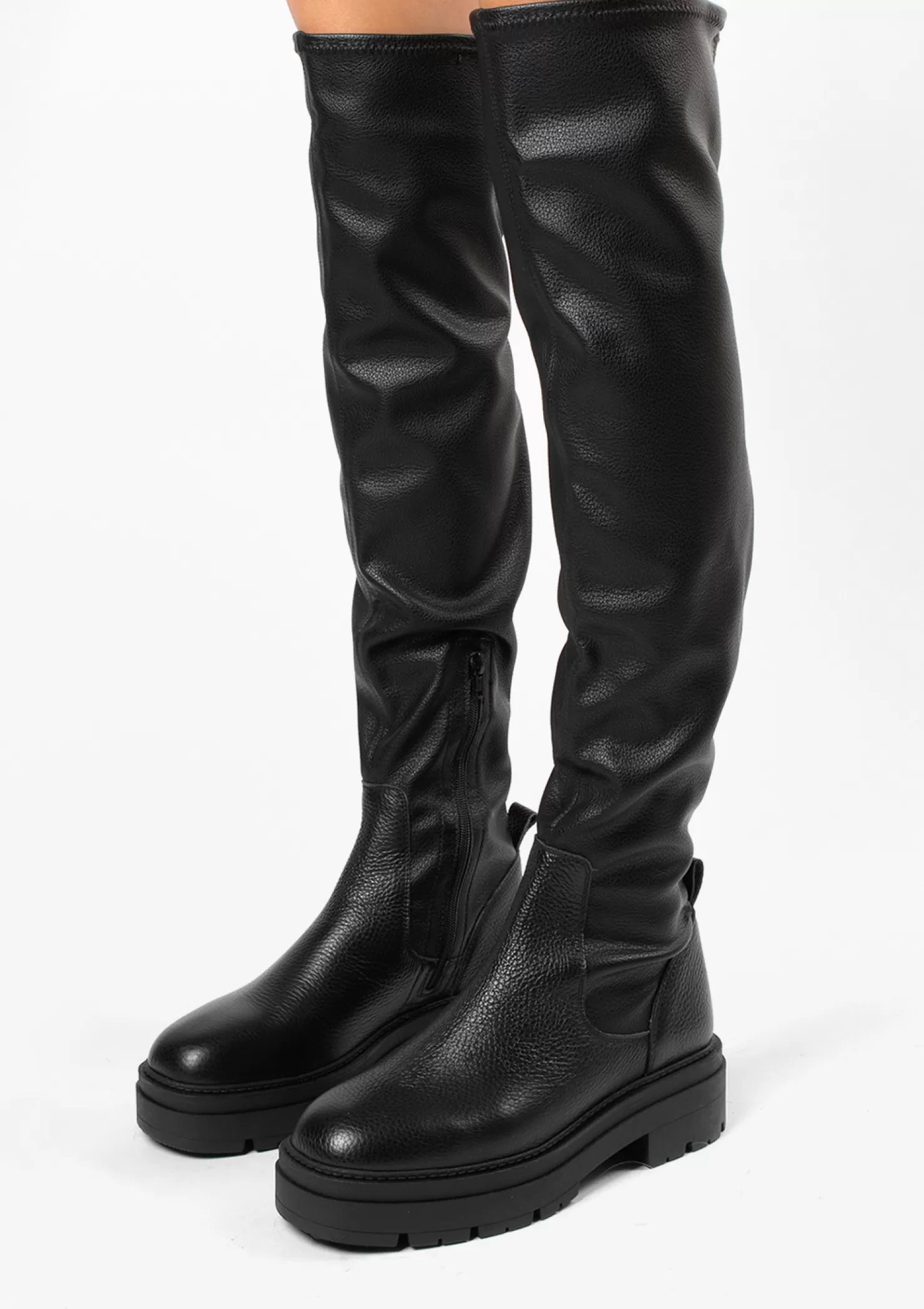 Cheap Sacha Hoge Zwarte Boots