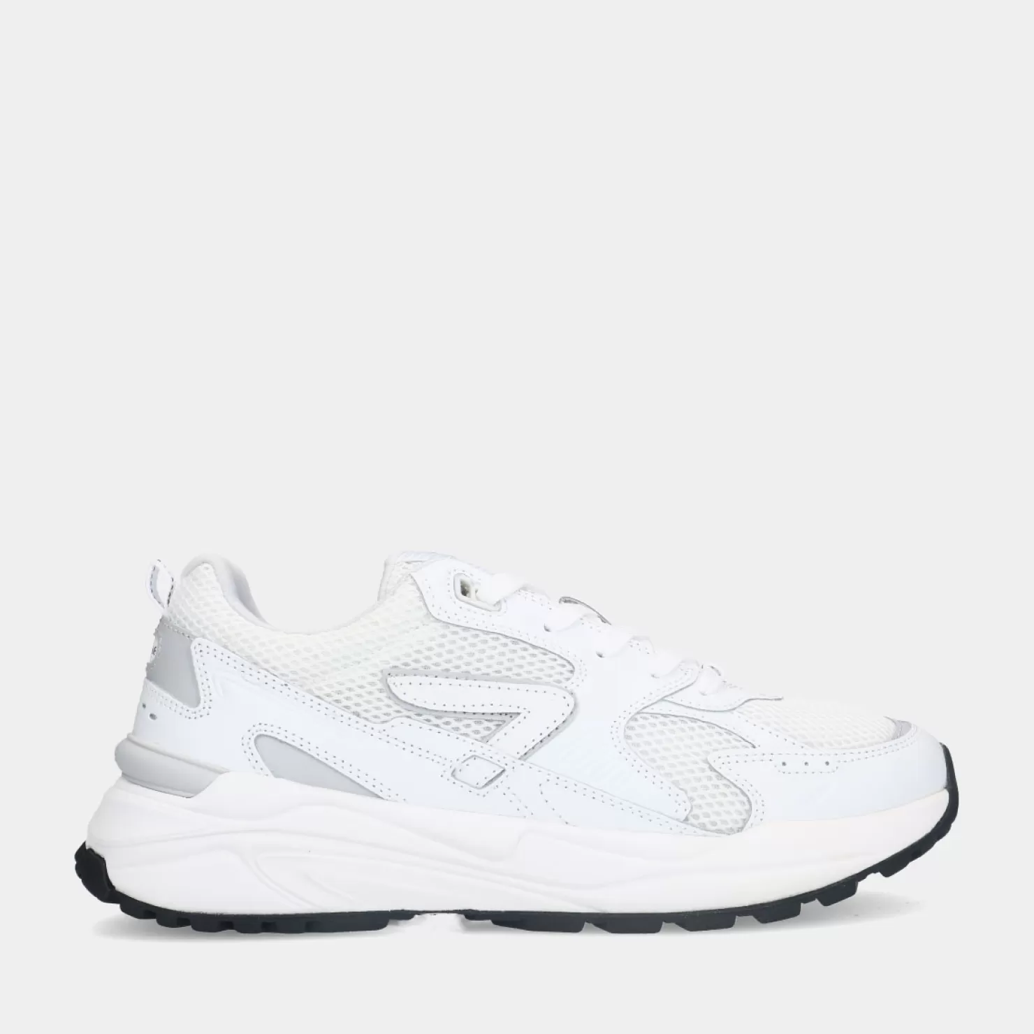 New Sacha Hub Grid-M L26 White Heren Sneakers