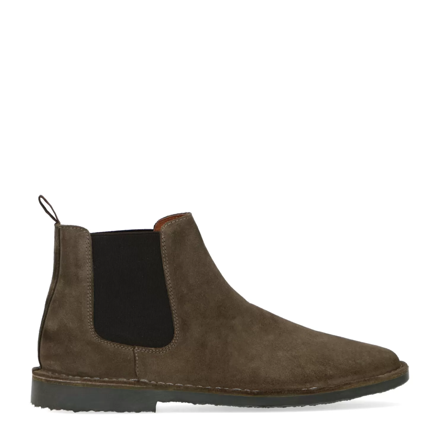 New Sacha Khaki Suede Chelsea Boots